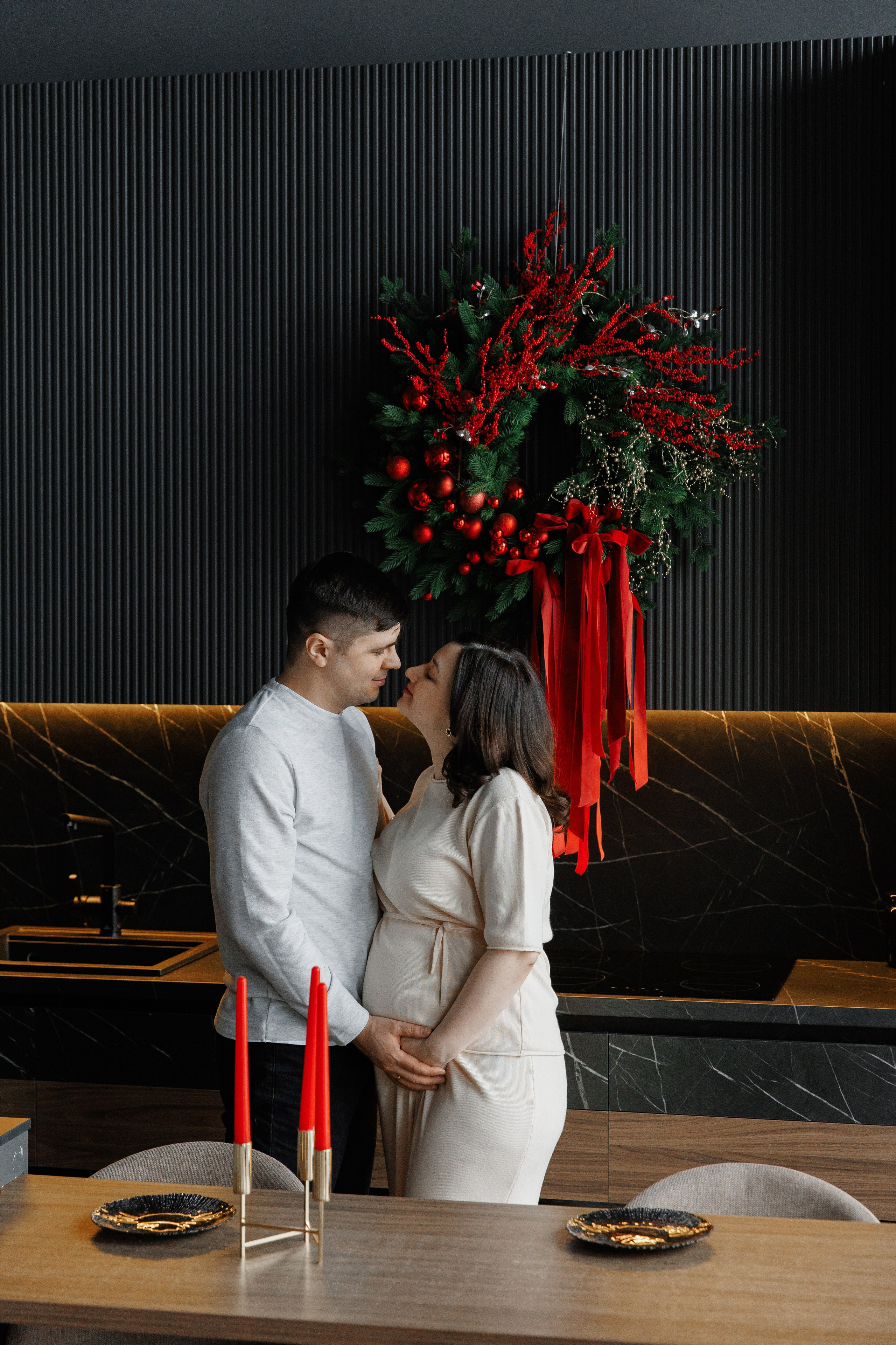 Фотосессия беременности, фотостудия Мимика. Фотограф Александра Сыщенко