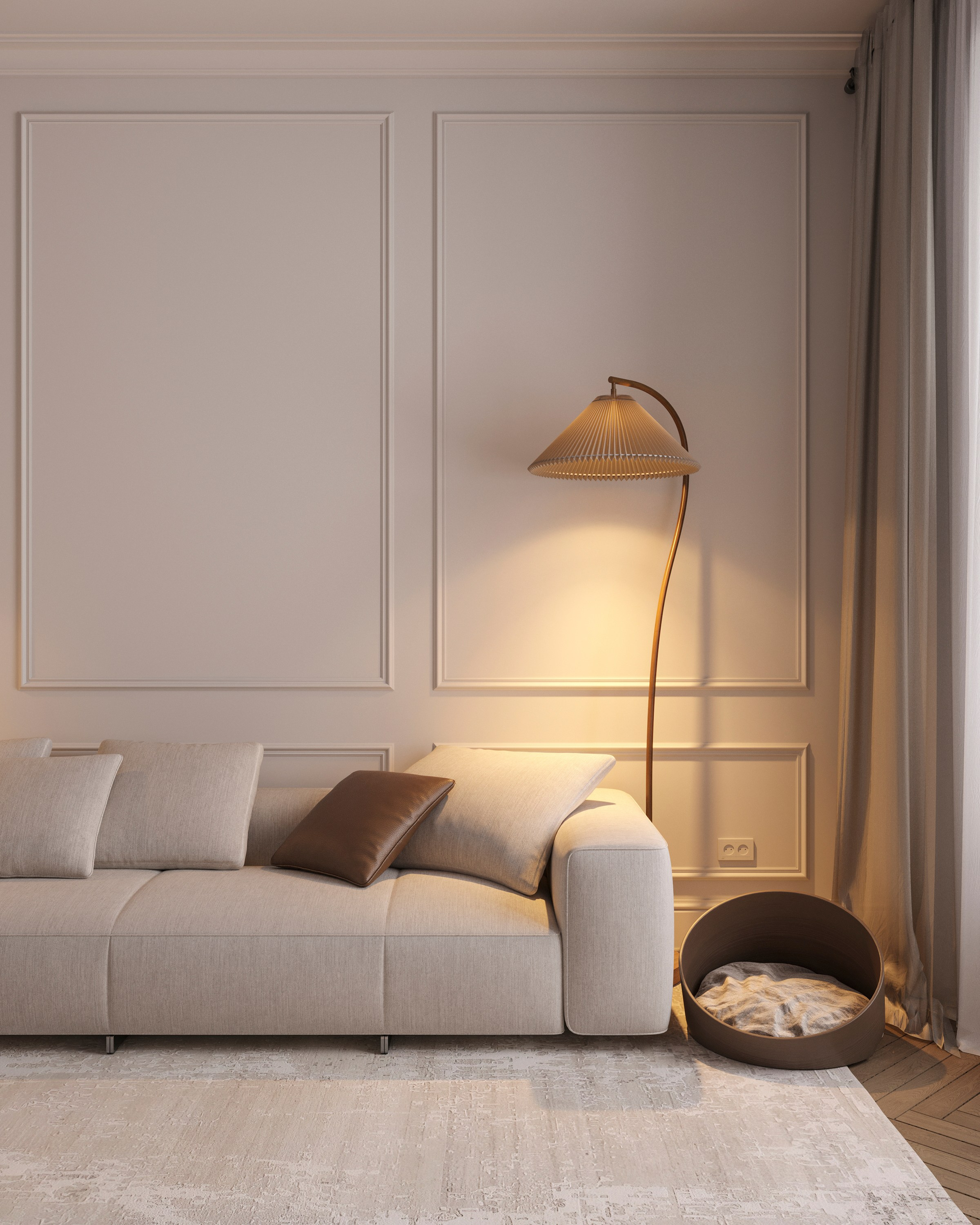 CHRISTMAS CHARM | DESIGNER ANNE KIREEVA. Interior Visualization by Valerie Stetyukevich