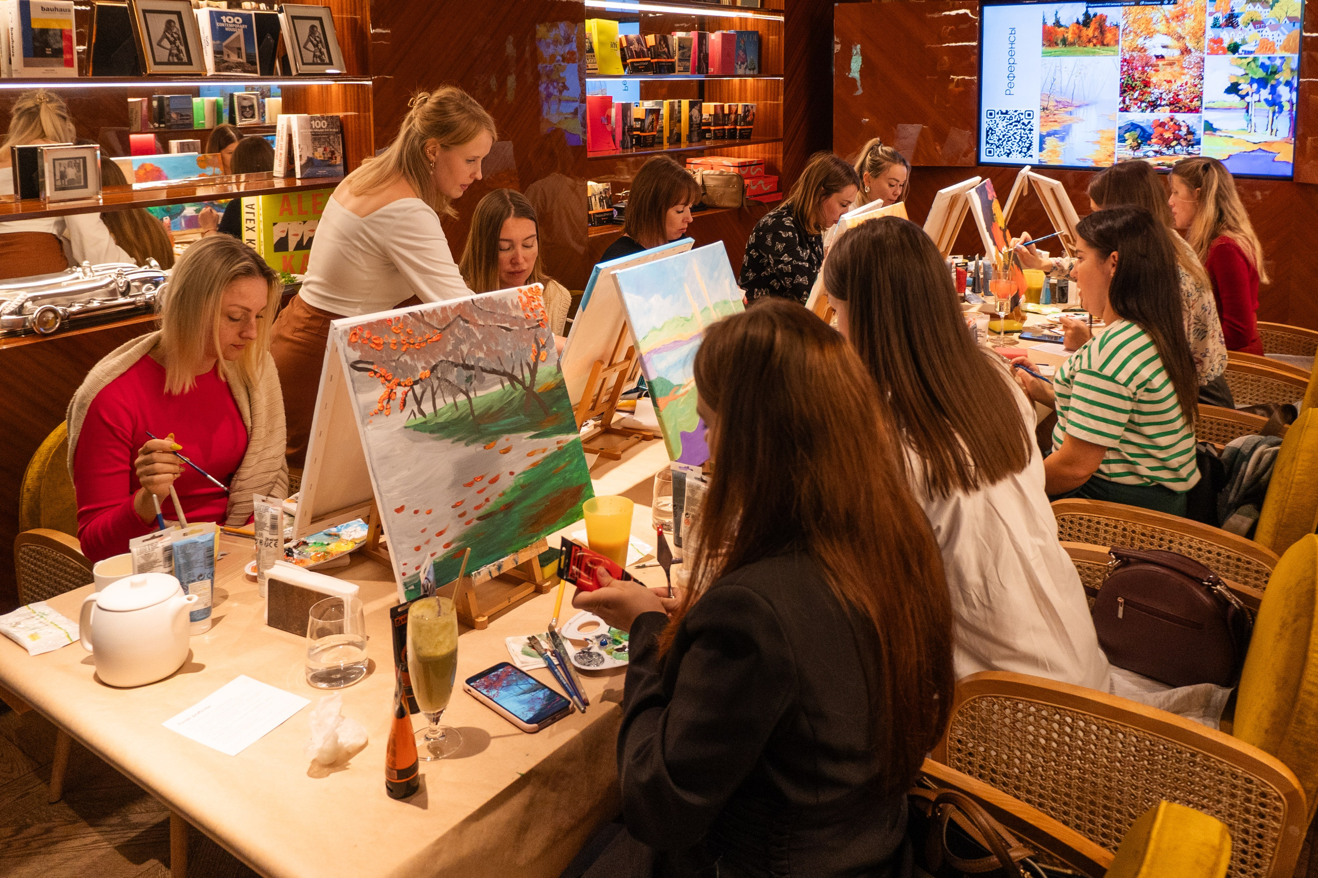 Корпоратив Teach Me Art 3. Портретный фотограф в Москве и Санкт-Петербурге Арина Чех