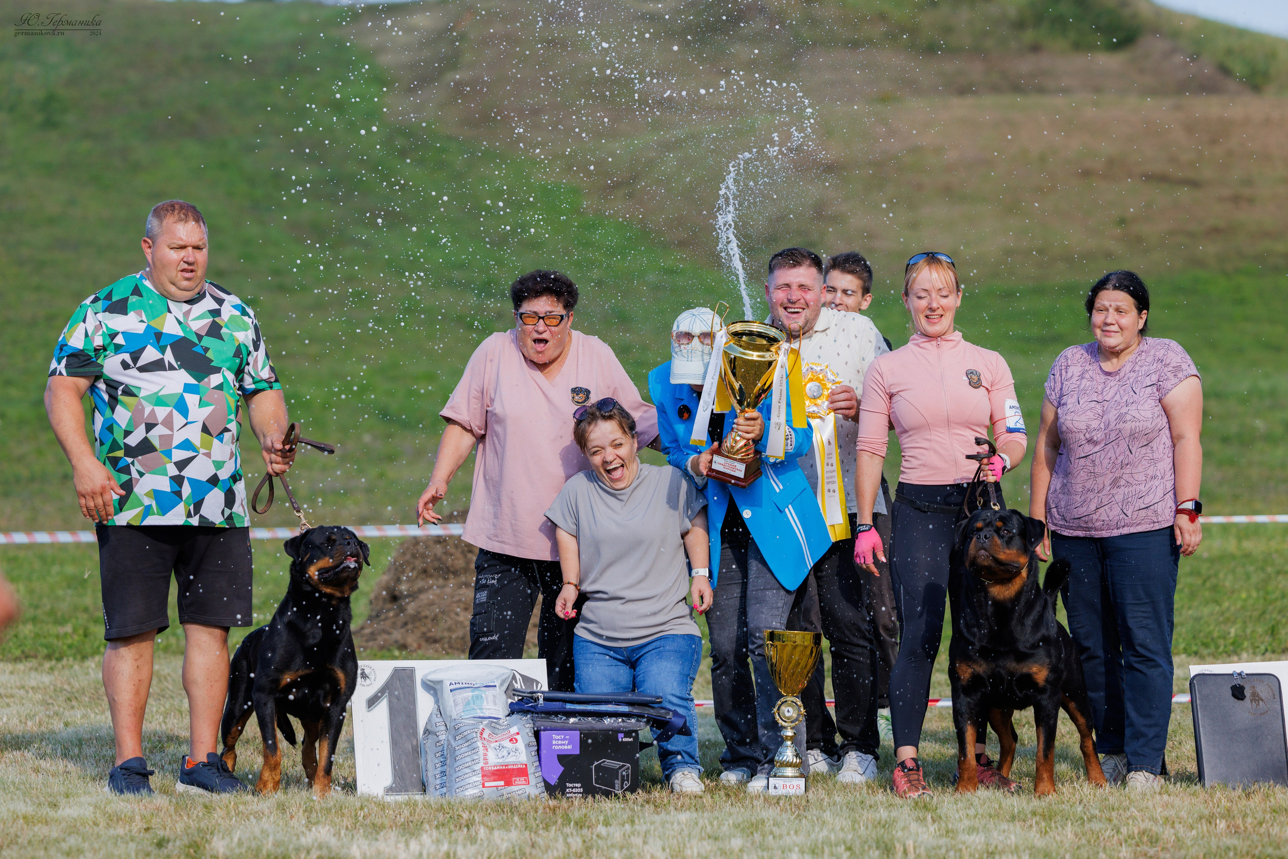 Рязань-Ховрино 10-11.08.2024 3хмоно ротвейлеров. Фотограф-анималист Юлия Германика