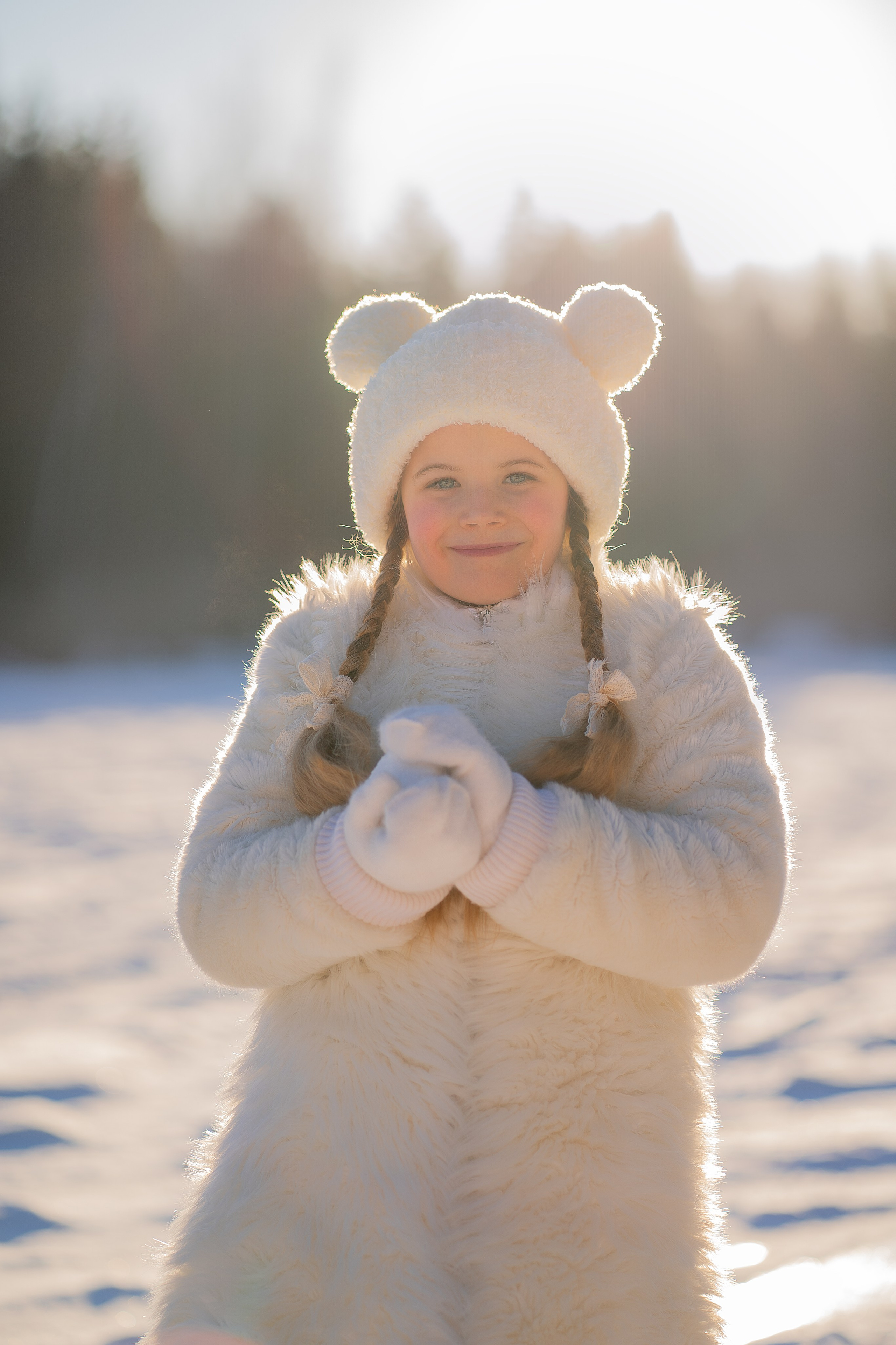 Детские зимнии фотосессии. Детский и семейный фотограф в Москве и Подмосковье Настя Наумова