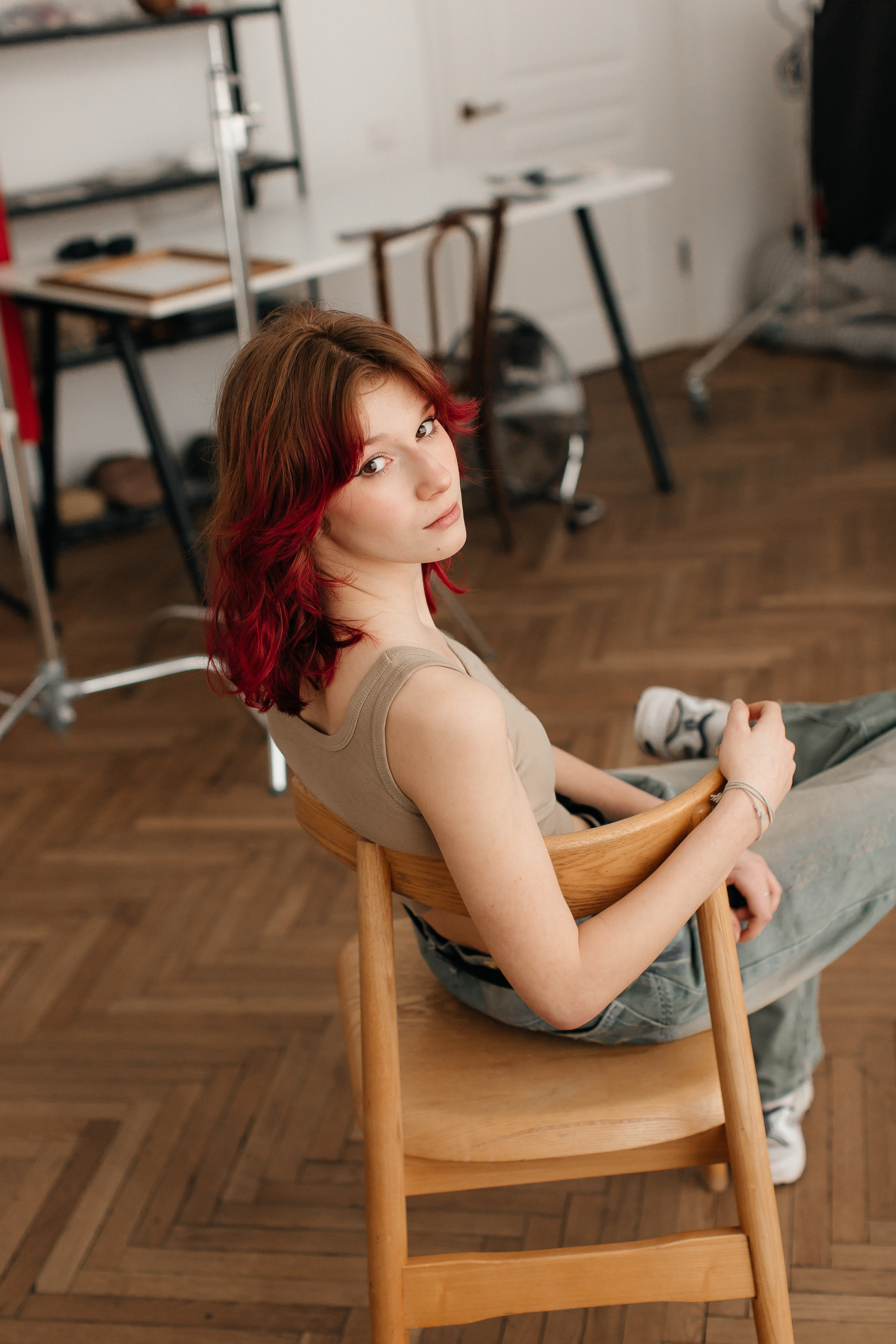 Любовь с семьей в студии. Семейный, детский и школьный фотограф в Москве Рудницкая Анна