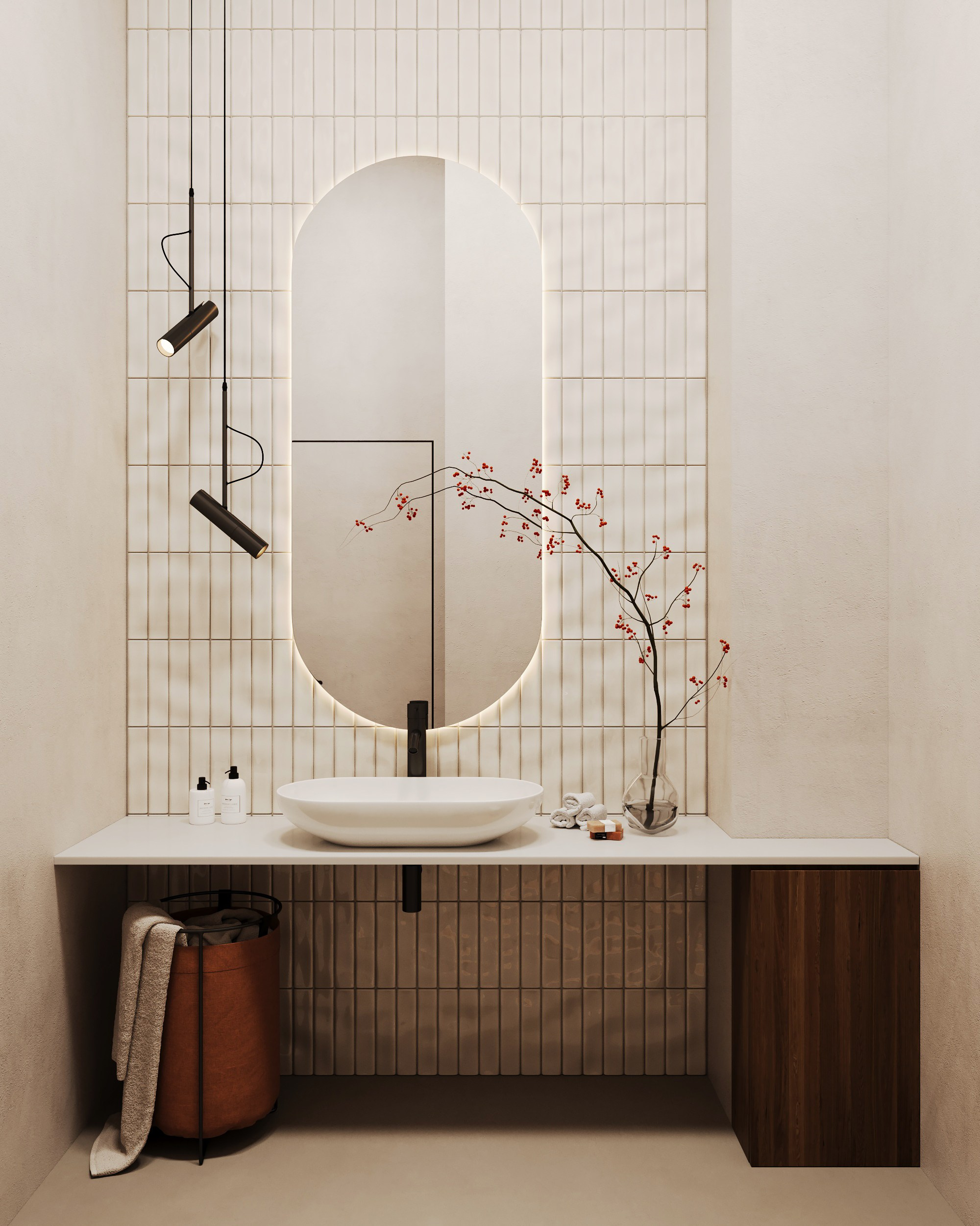 Beauty Salon Tatcher. Дизайн интерьера | 3D визуализация | Миланская Марина