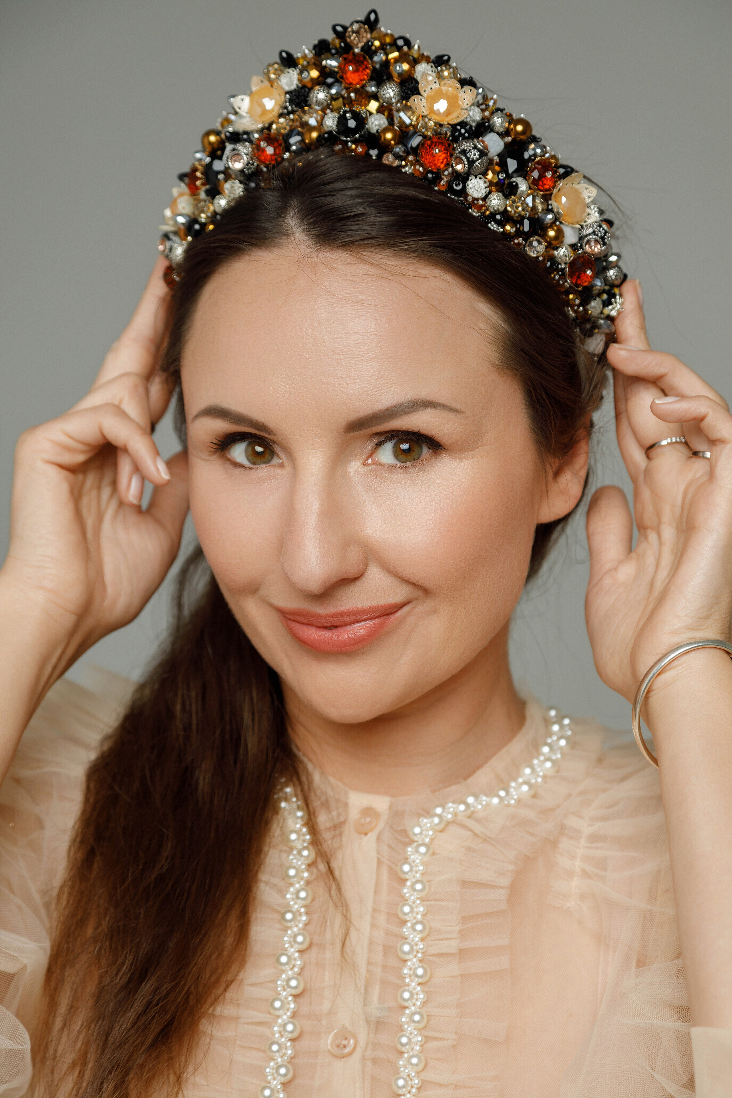 Кокошники «Патриотка». Фотограф Ксения Третьякова, Санкт-Петербург