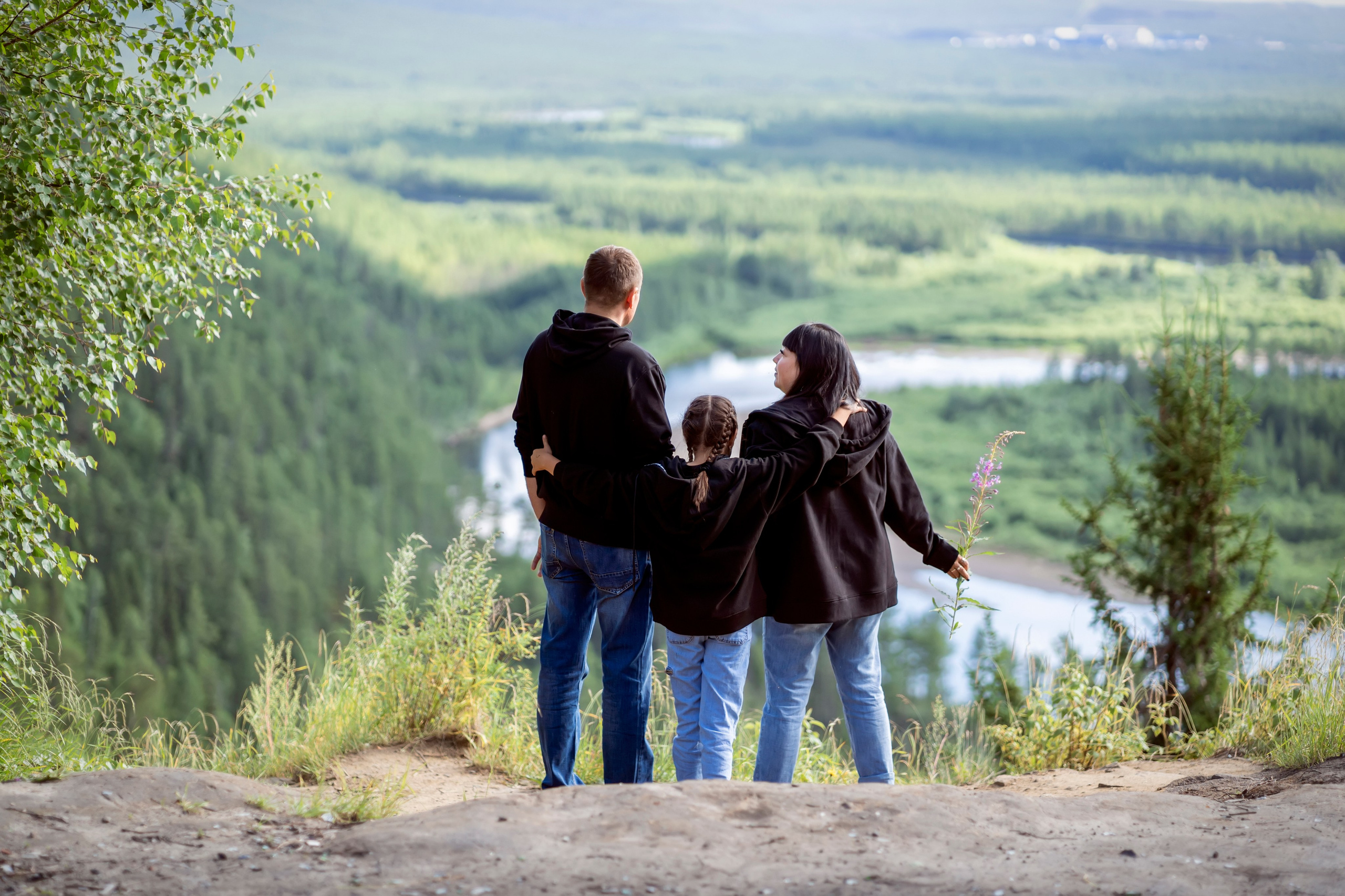 Летняя прогулка на АЯМовской скале. Семейный и детский фотограф в Хабаровске Анна Гриневич