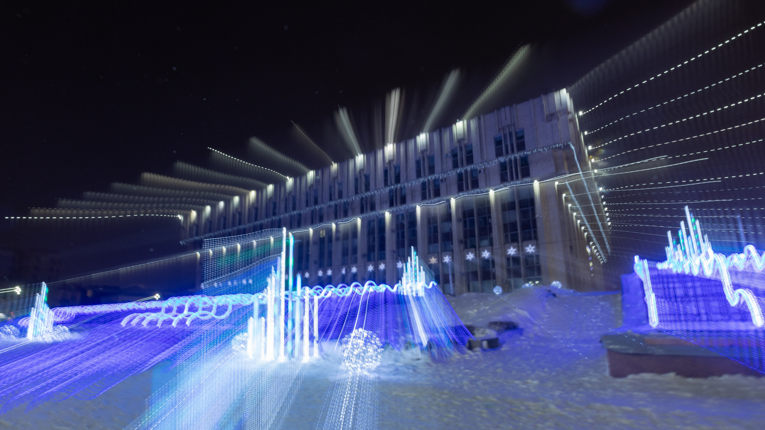 Новогодняя Тула 2022 (Снежная королева на площади). Фотограф в Туле Крупский АнДРей. Фотостудия «КАДР71» в Туле