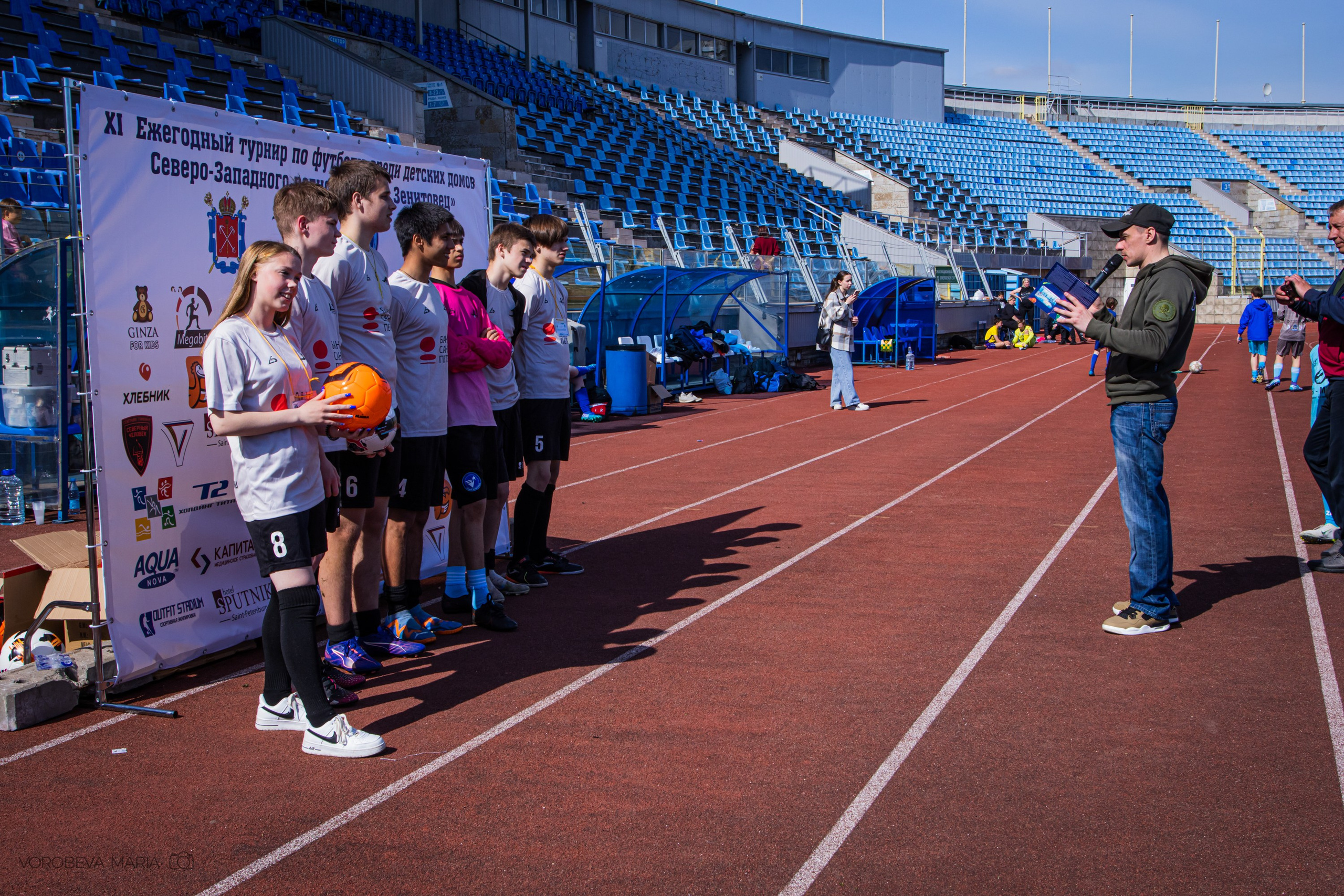 XI Ежегодный турнир по футболу «Юный Зенитовец». Фотограф ювелирных украшений в Санкт-Петербурге Воробьева Мария