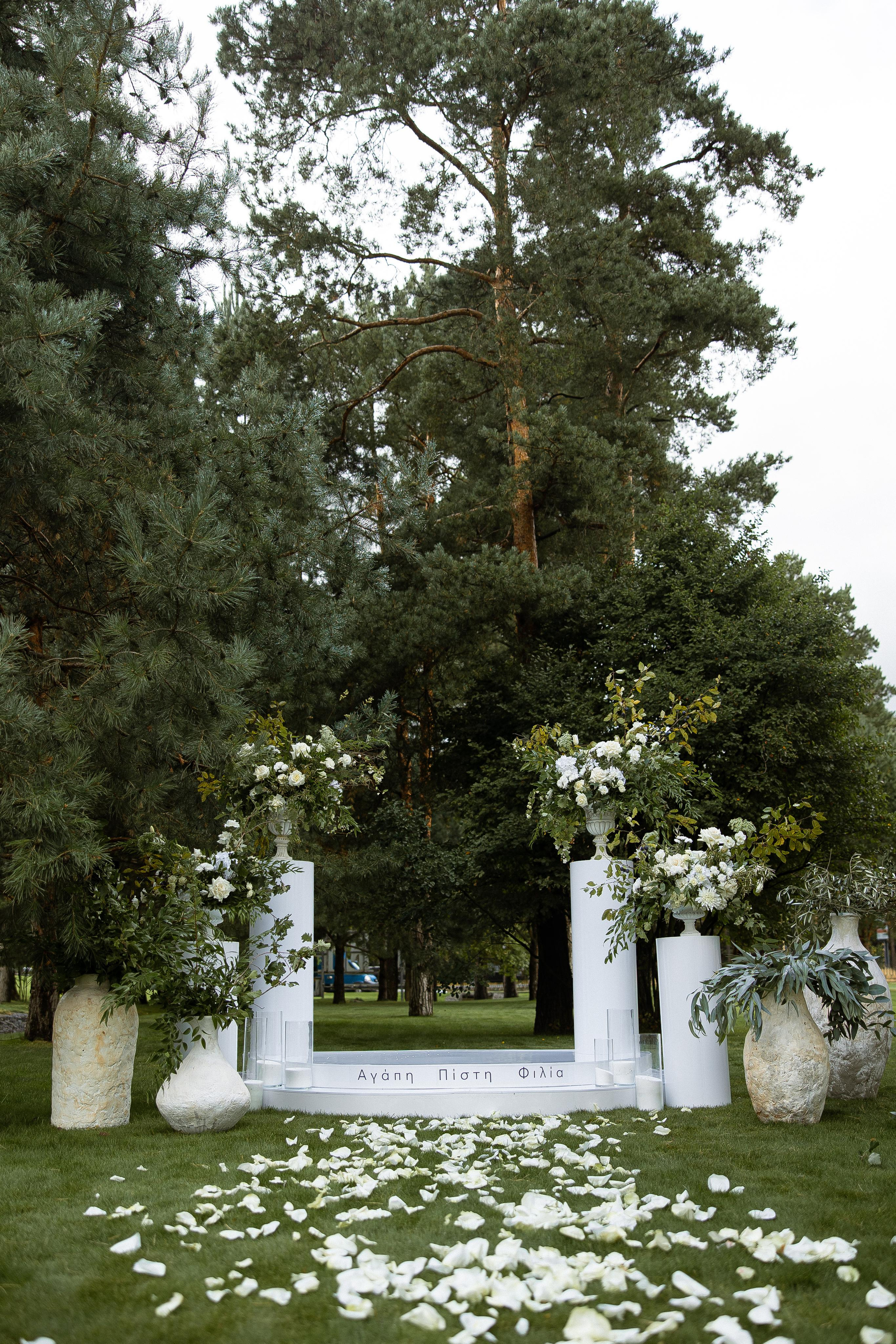 Большая греческая свадьба. VENSKAYA WEDDING & EVENT PLANNER