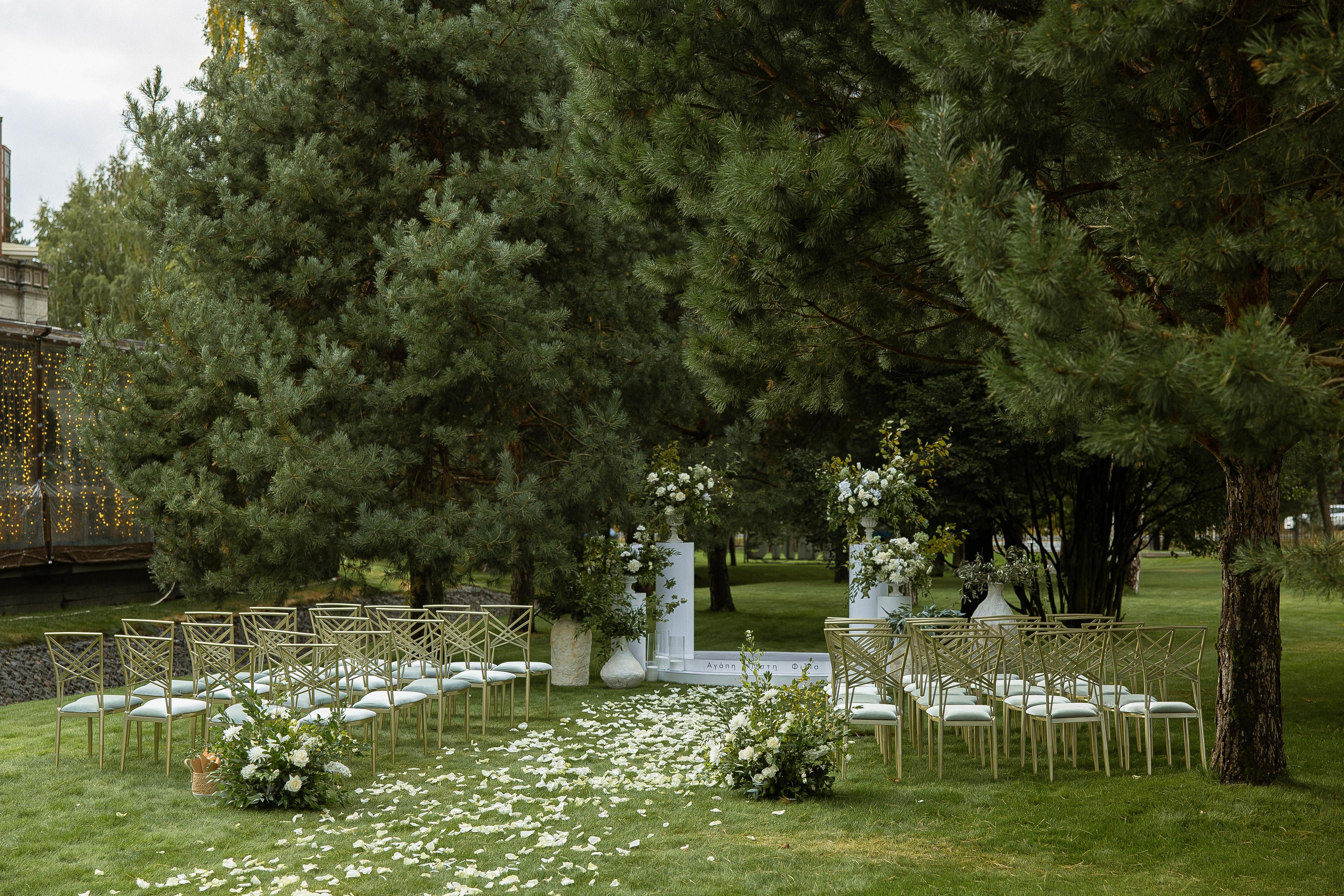 Большая греческая свадьба. VENSKAYA WEDDING & EVENT PLANNER