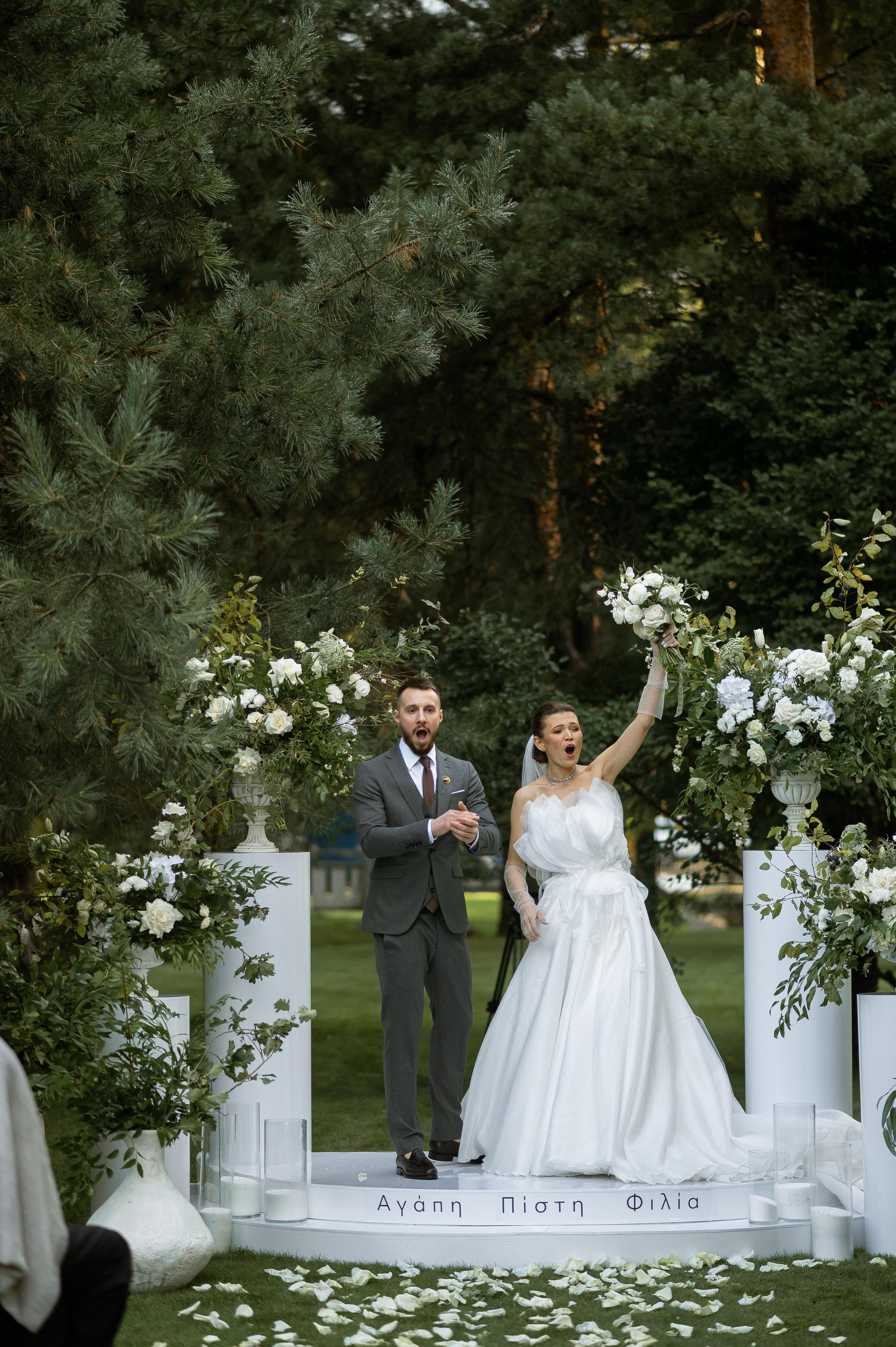 Большая греческая свадьба. VENSKAYA WEDDING & EVENT PLANNER