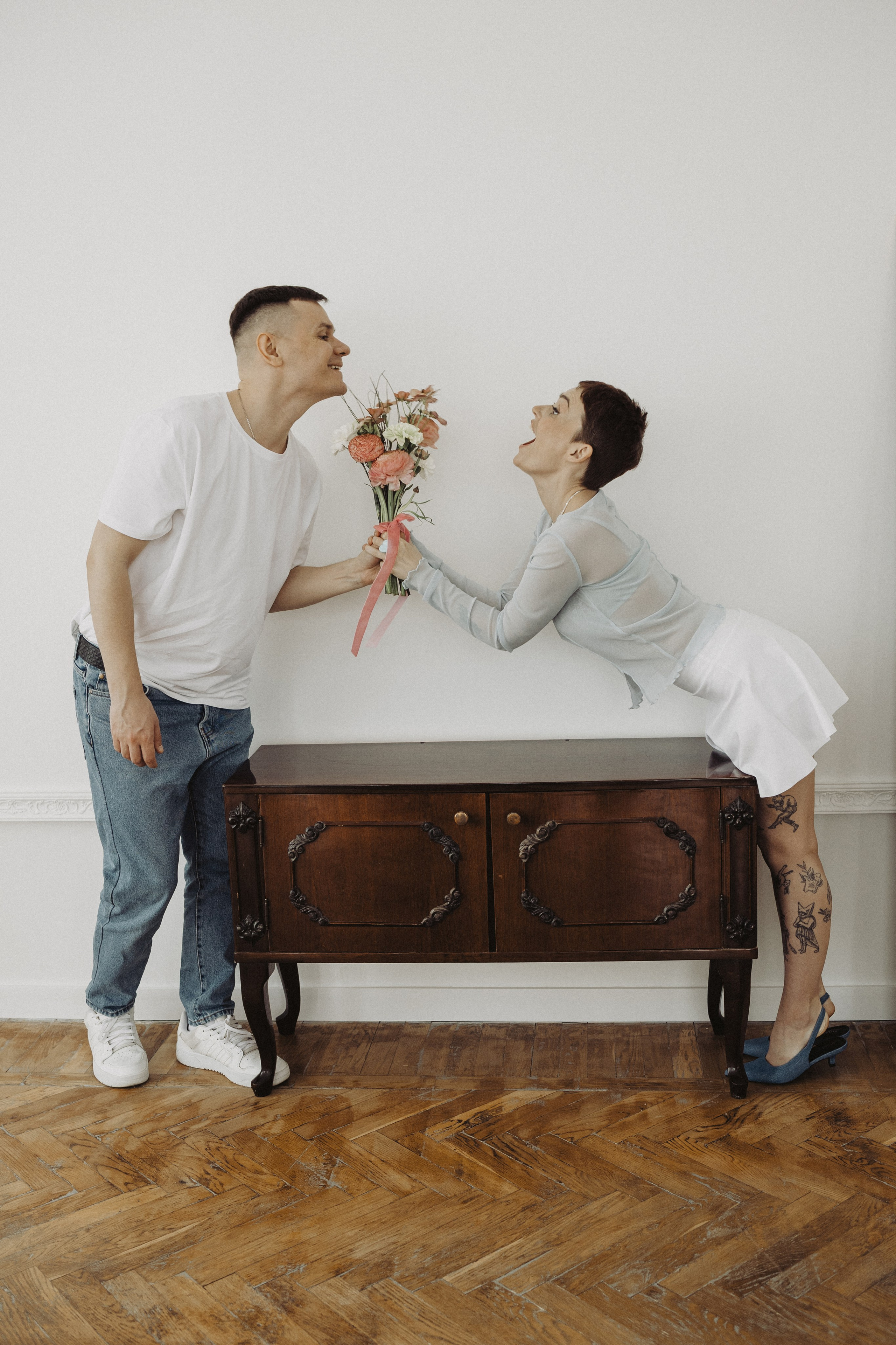 Творческая свадебная фотосессия в Гомеле