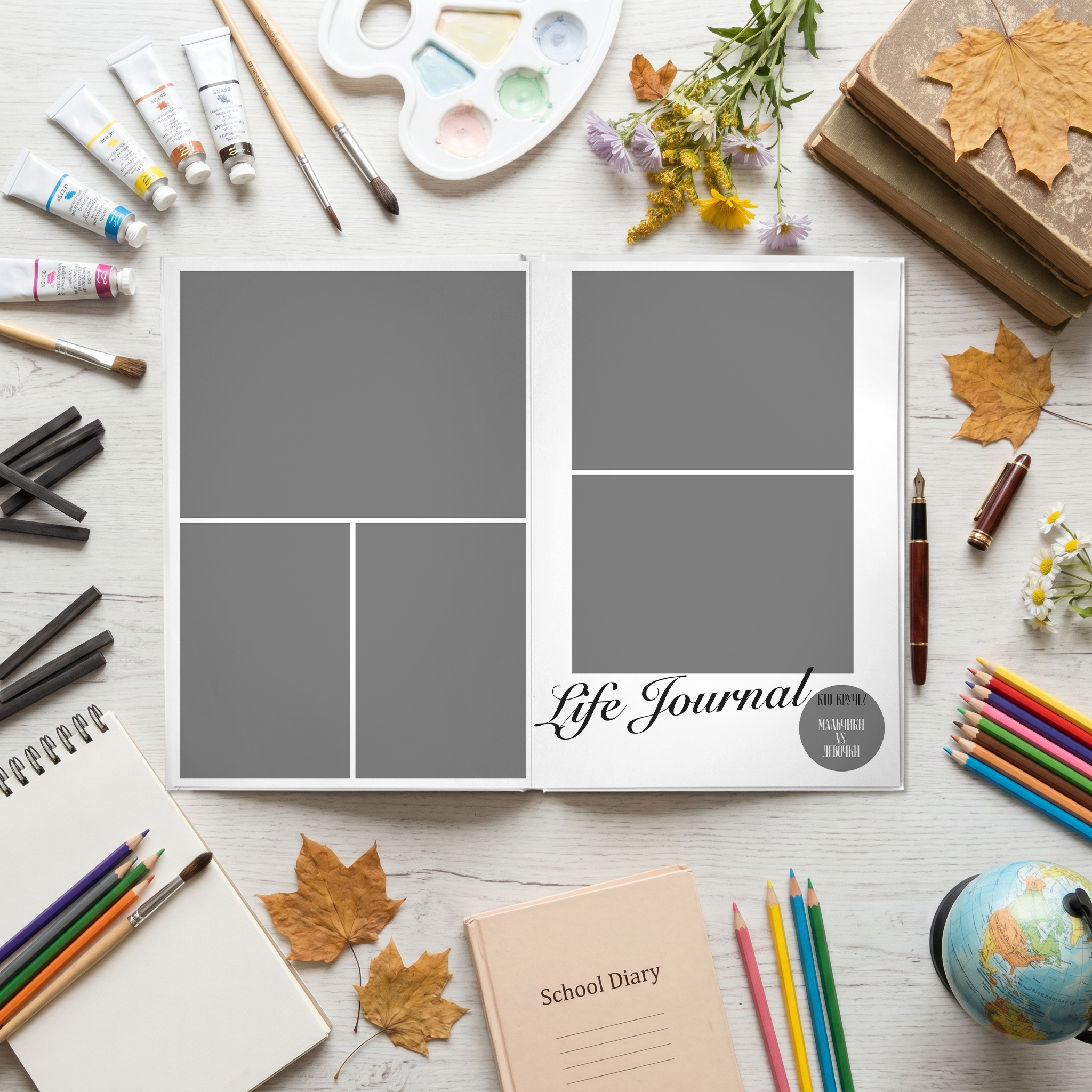 014 Life Journal. Дизайны, psd шаблоны школьных и выпускных альбомов и обложек