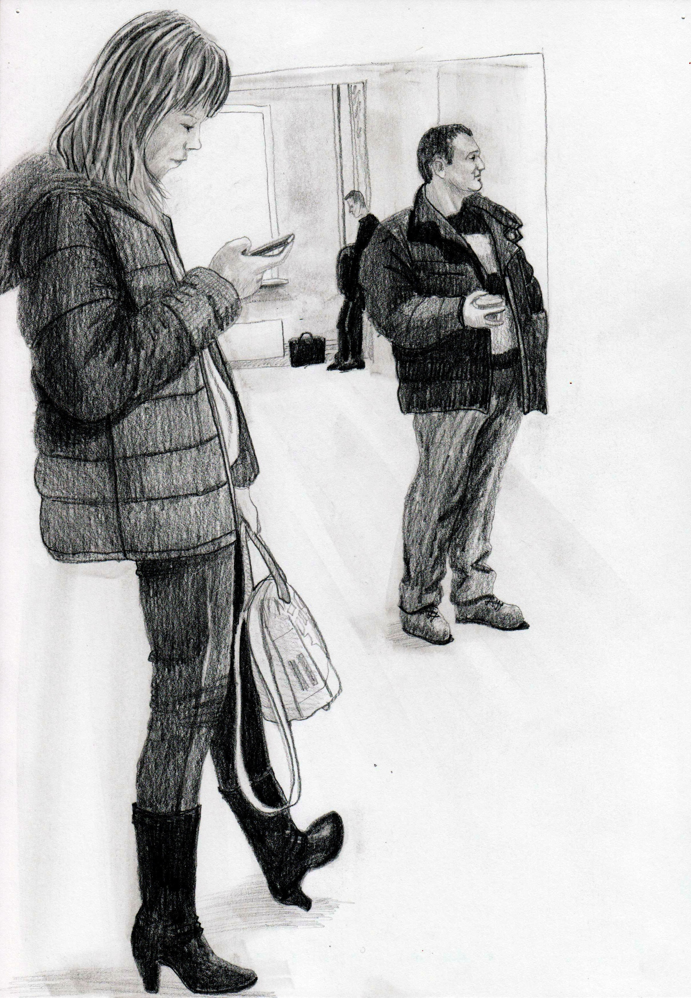 DRAWING THE COURT 2012 — 2014. Ilmira Bolotyan — Interdisciplinary Artist and Curator