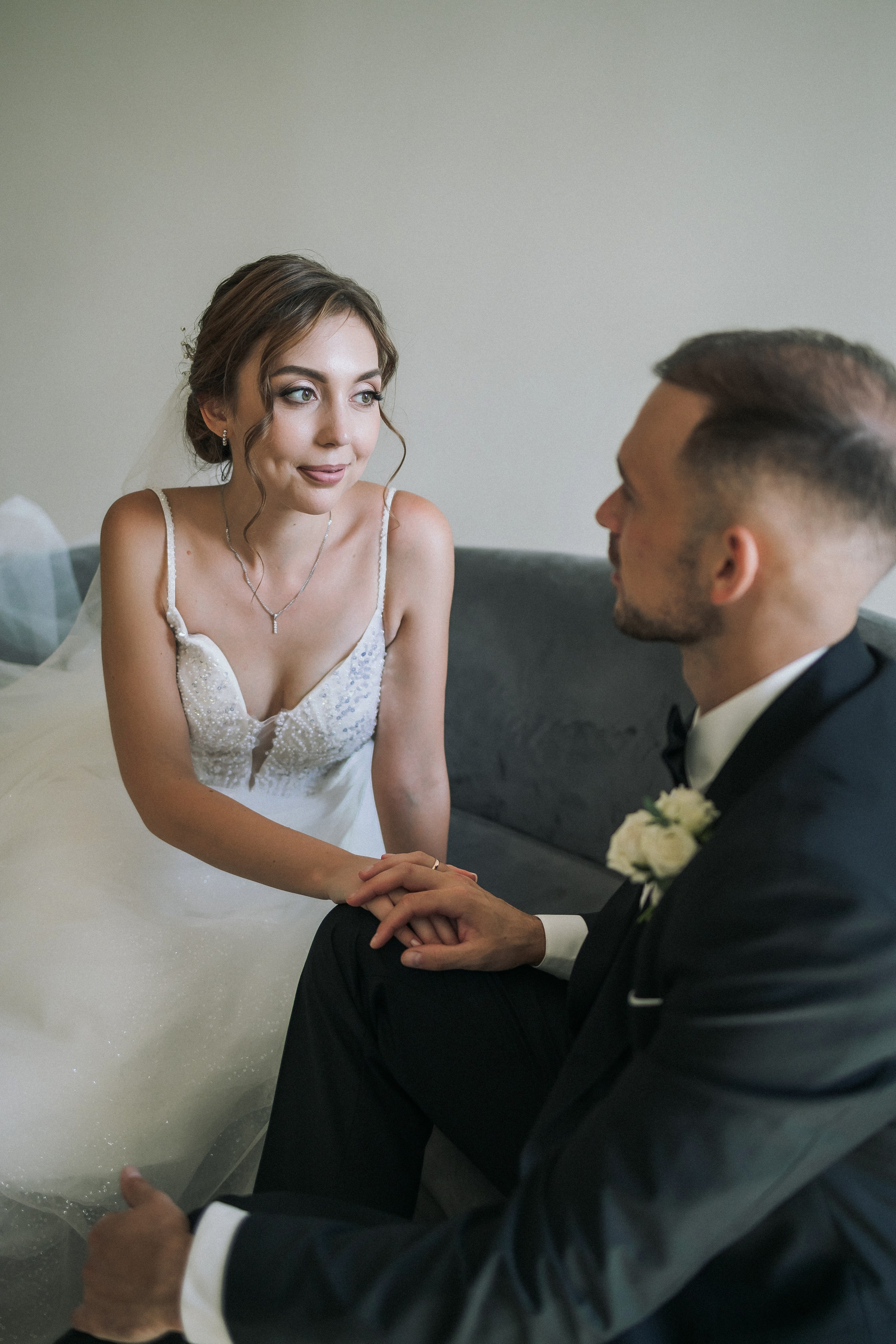 Свадебная прогулка Екатерины и Евгения. Свадебная фотография. Арина Рубах