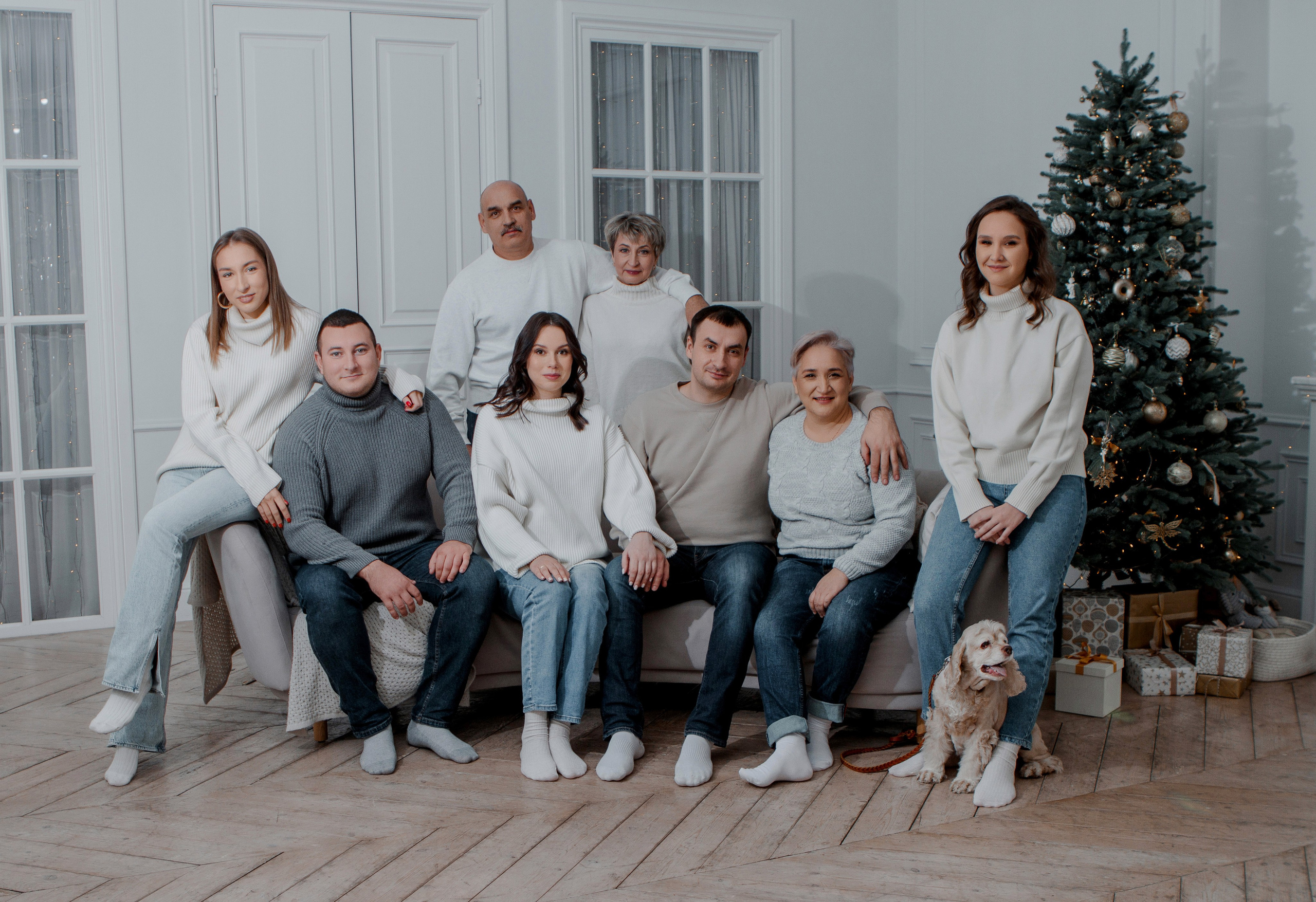 Новогодняя семейная фотосессия. Свадебный и семейный фотограф Ибрагимова Мария из Екатеринбурга