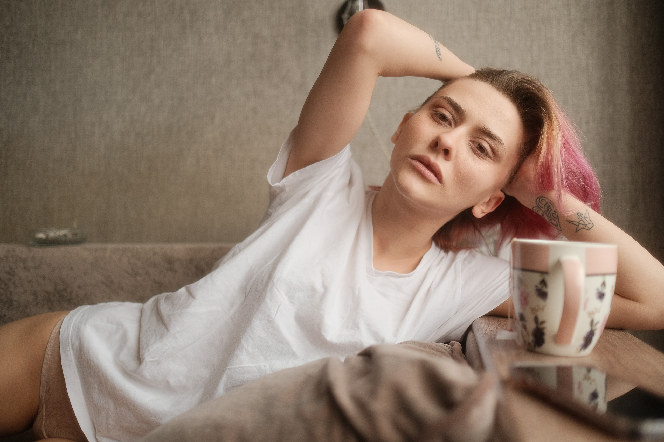 Tea and cigarettes. Aleksandr Schafft