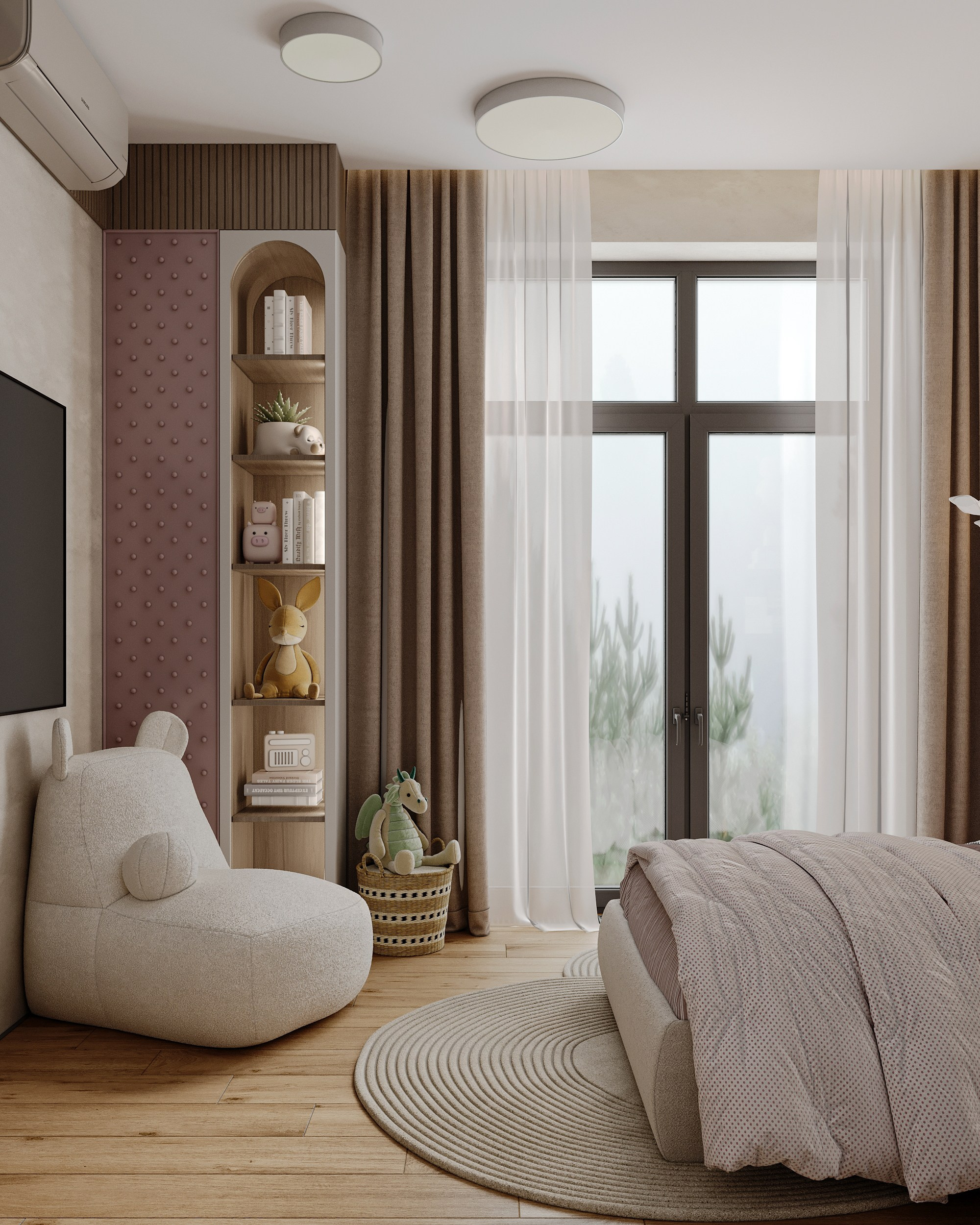 Визуализация загородного дома (интерьерная). Королёва Анастасия | 3D визуализатор