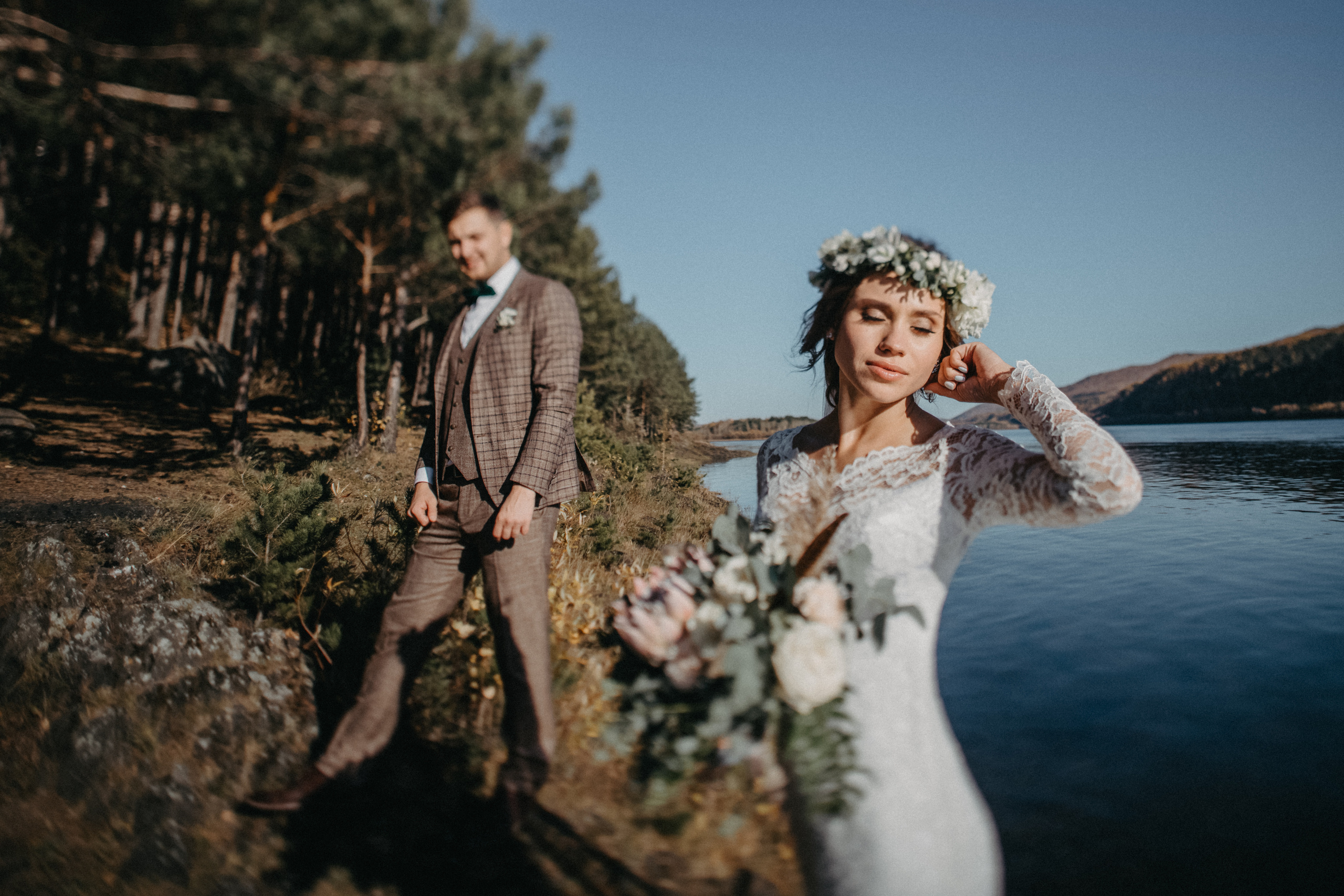 Осенняя свадьба в Красноярске. Свадебный фотограф-видеограф в Красноярске Евгений Константинопольский