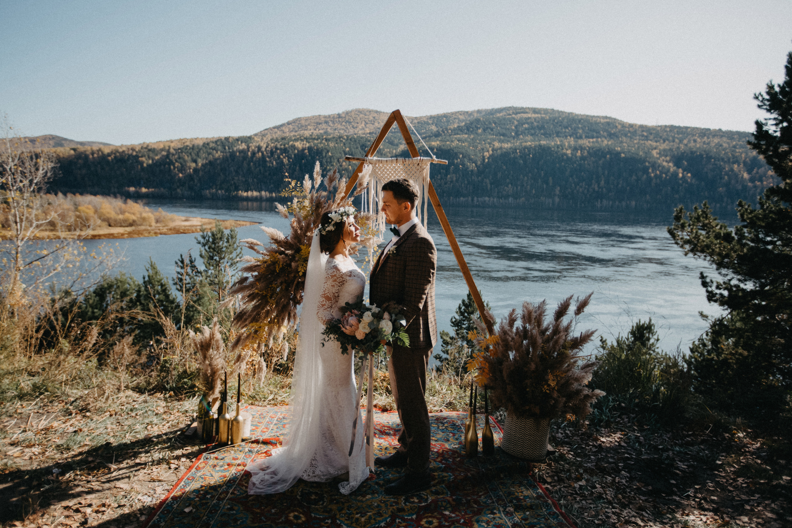 Осенняя свадьба в Красноярске. Свадебный фотограф-видеограф в Красноярске Евгений Константинопольский