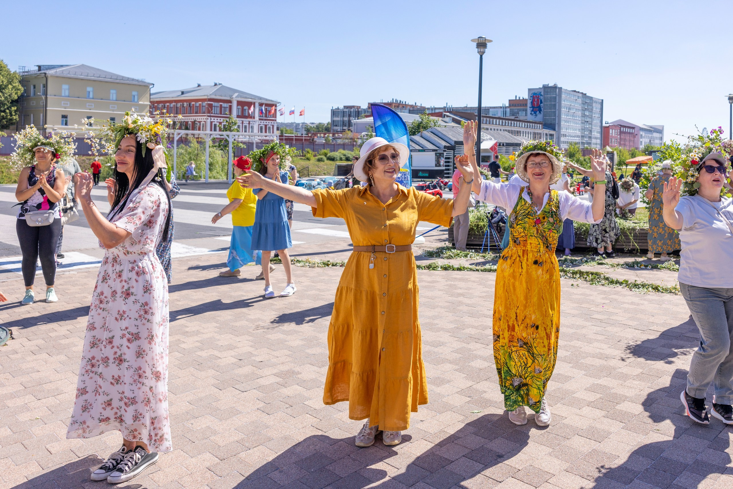 Фестиваль «Ромашковый хоровод». Северная ходьба. Фотограф в Туле Крупский АнДРей. Фотостудия «КАДР71» в Туле