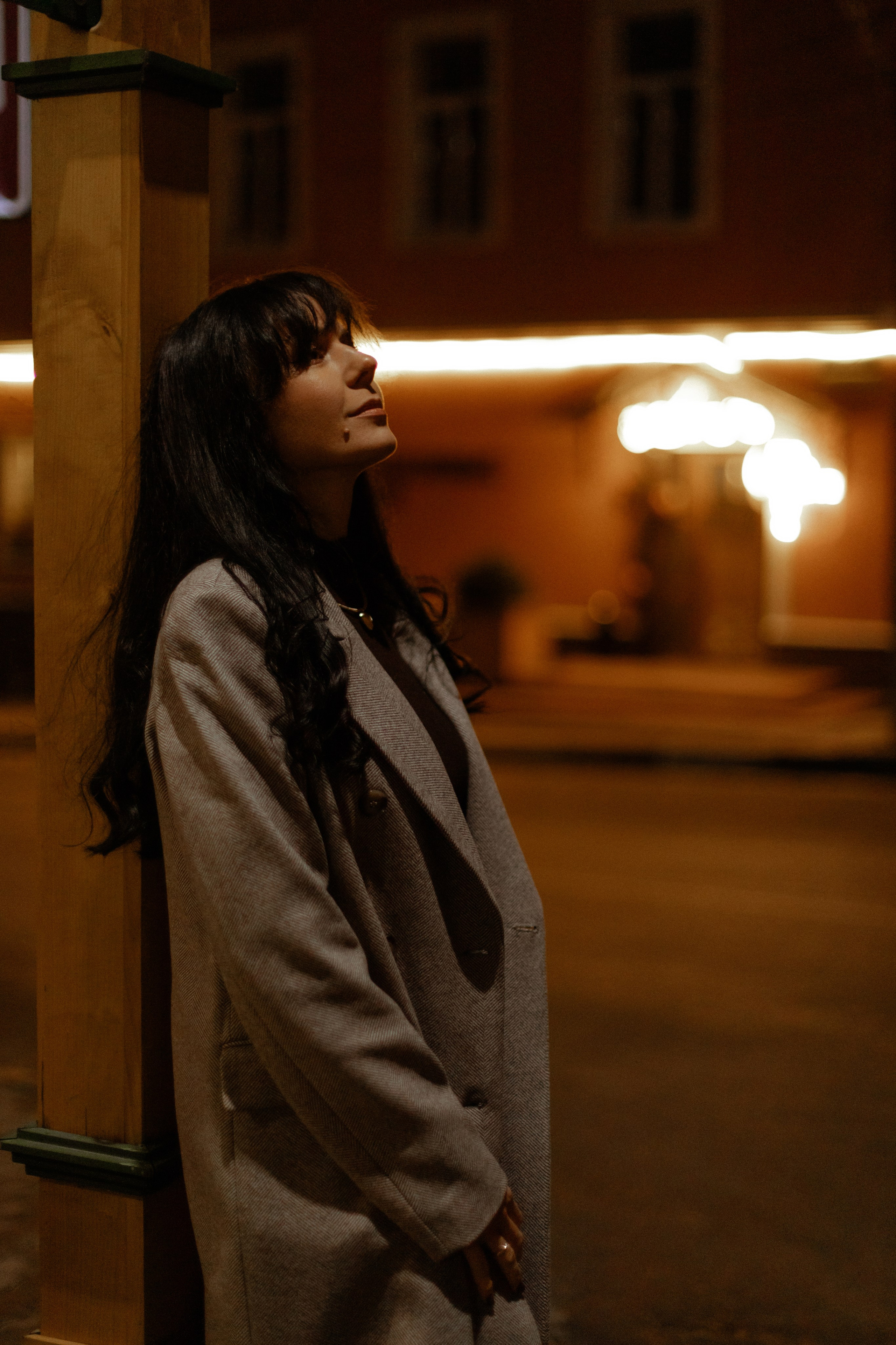 Светлана. Прогулка по ночному городу. Фотограф Мария Щеголькова. Чувственный женский портрет