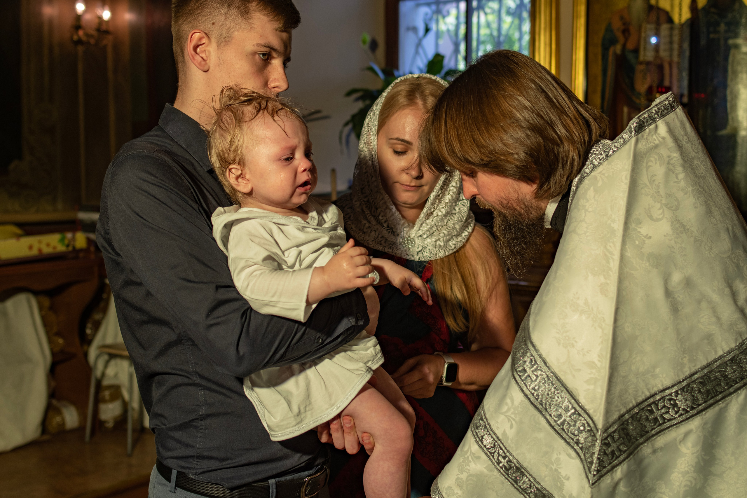 Крестины в Мячково. Семейный и детский фотограф Антон Зорин