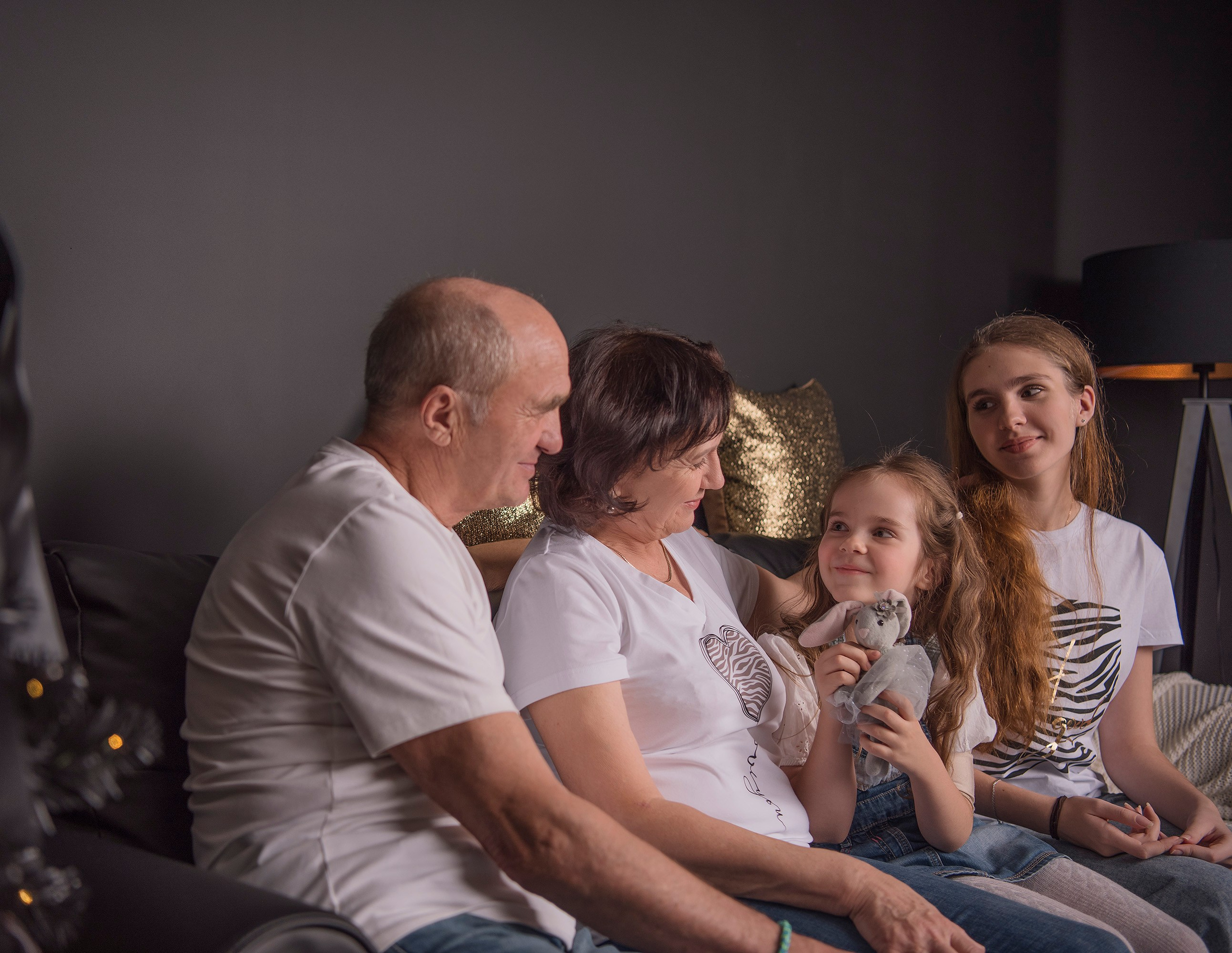 Новый год в кругу семьи. Семейный и детский фотограф в Москве Алена Прошкина