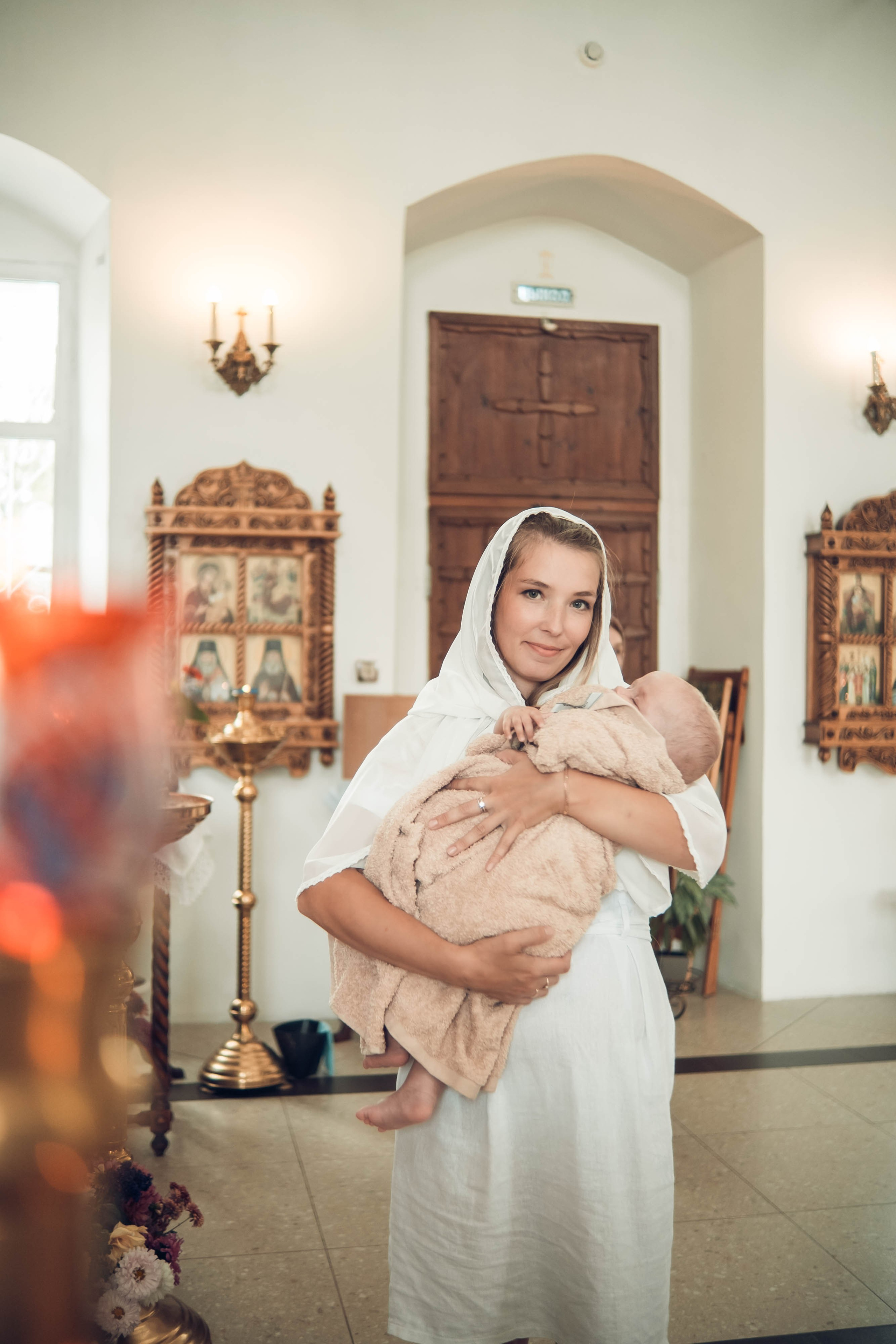 Крещение Ксении. Семейная фото и видеосъёмка. Брянск