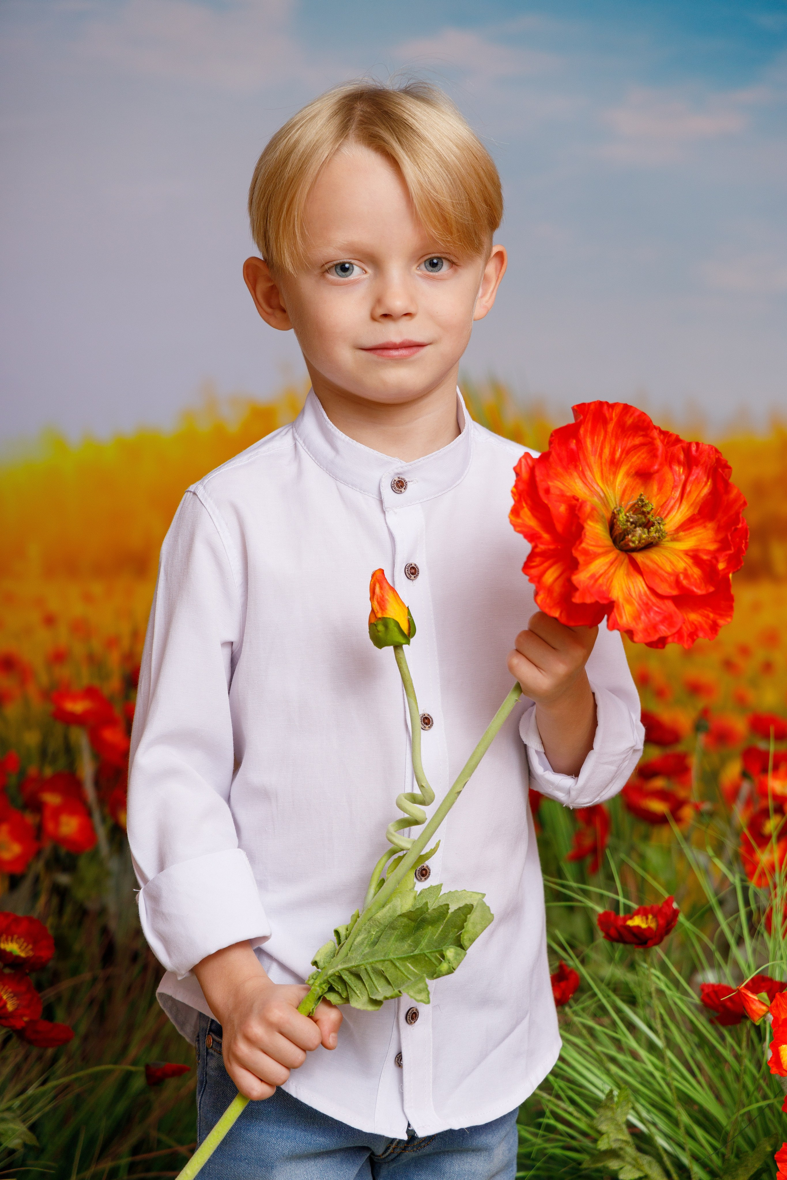 Маки. Детская фотостудия Москва