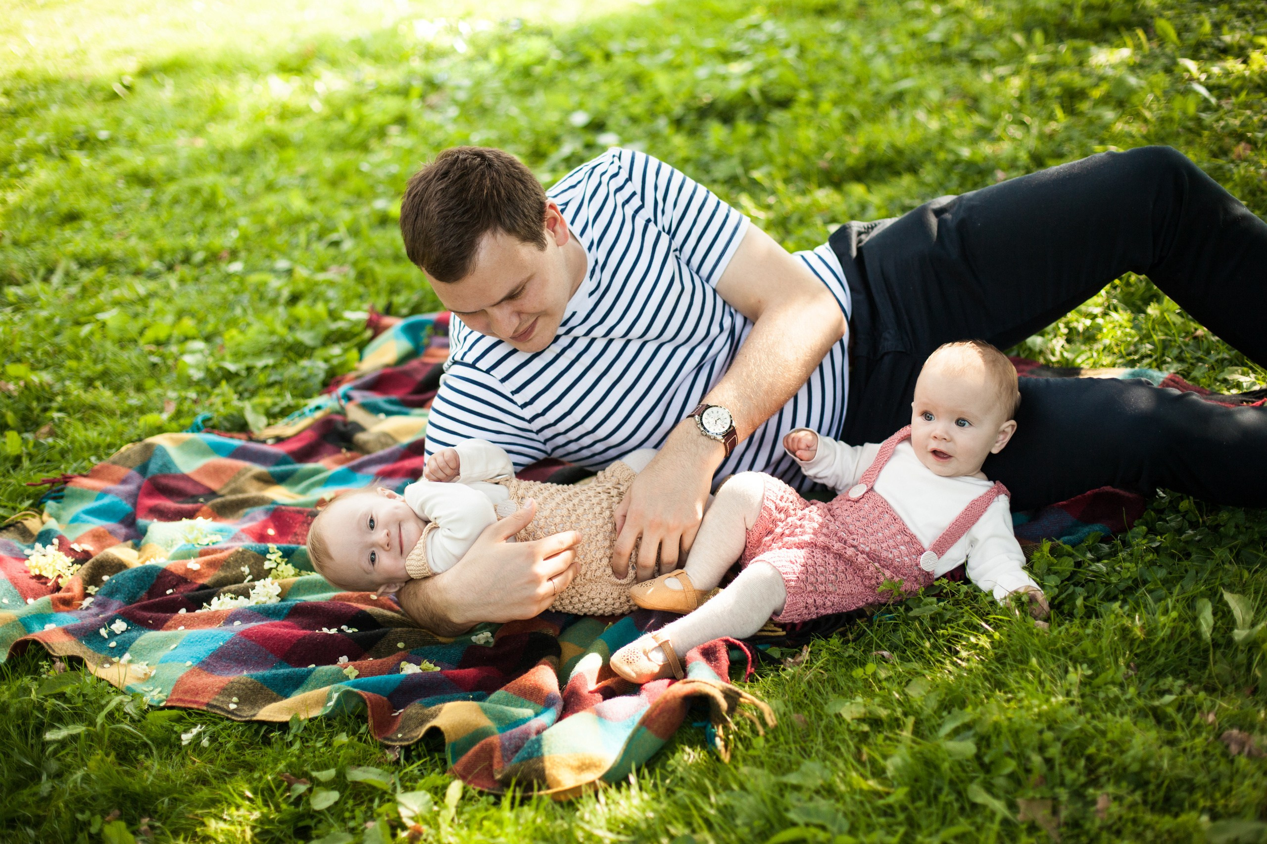 Надя и Юра с Полиной и Сашей. Фотограф в Москве Валентина Иванова