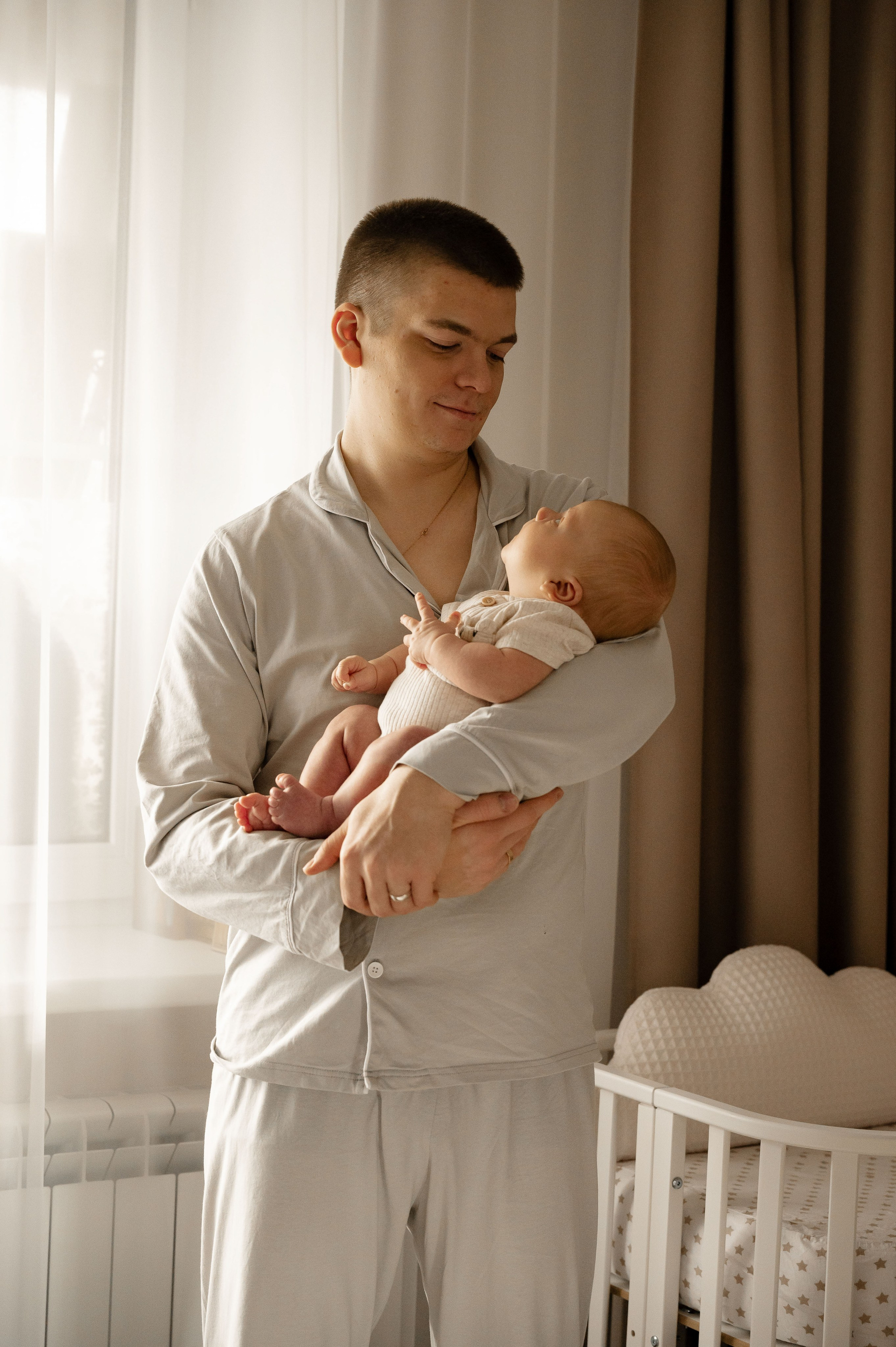 Иван, Ксения и Лев. Фотограф беременности и семьи, домашние съемки, Ньюборн