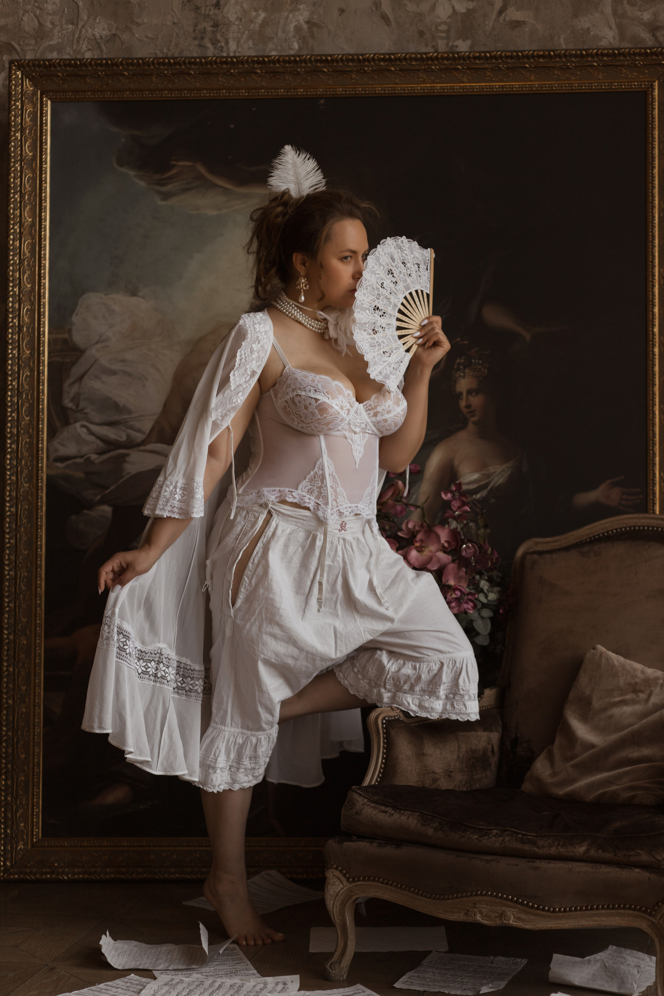 Винтажный будуар. Художественная винтажная фотография