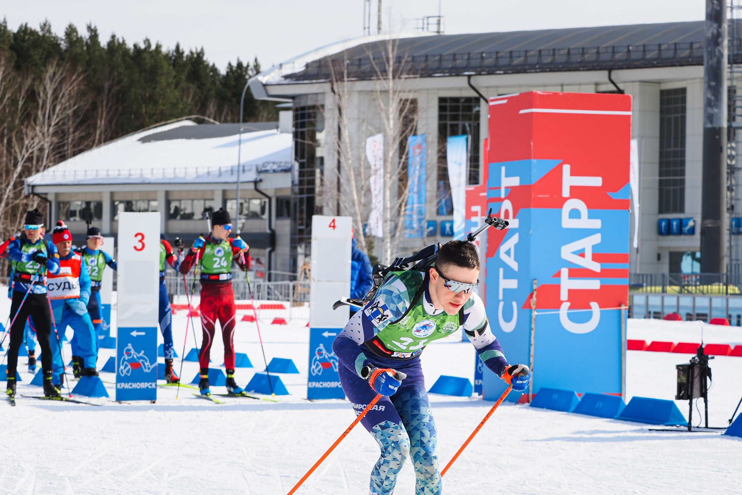 Биатлон / Первенство России. Репортажный фотограф Алексей Козьмин