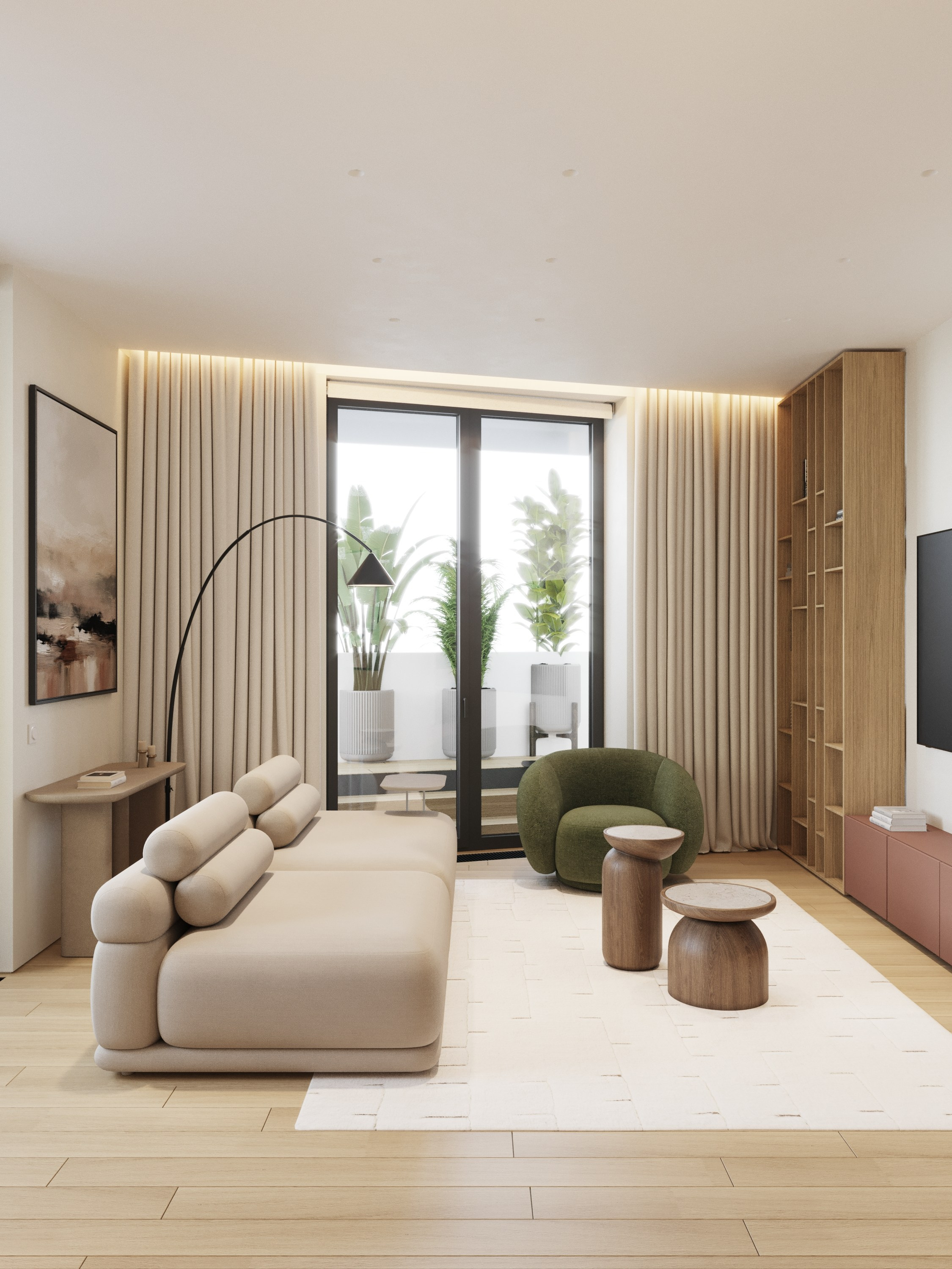 Квартира в ЖК Foriver. Архитектурные интерьеры