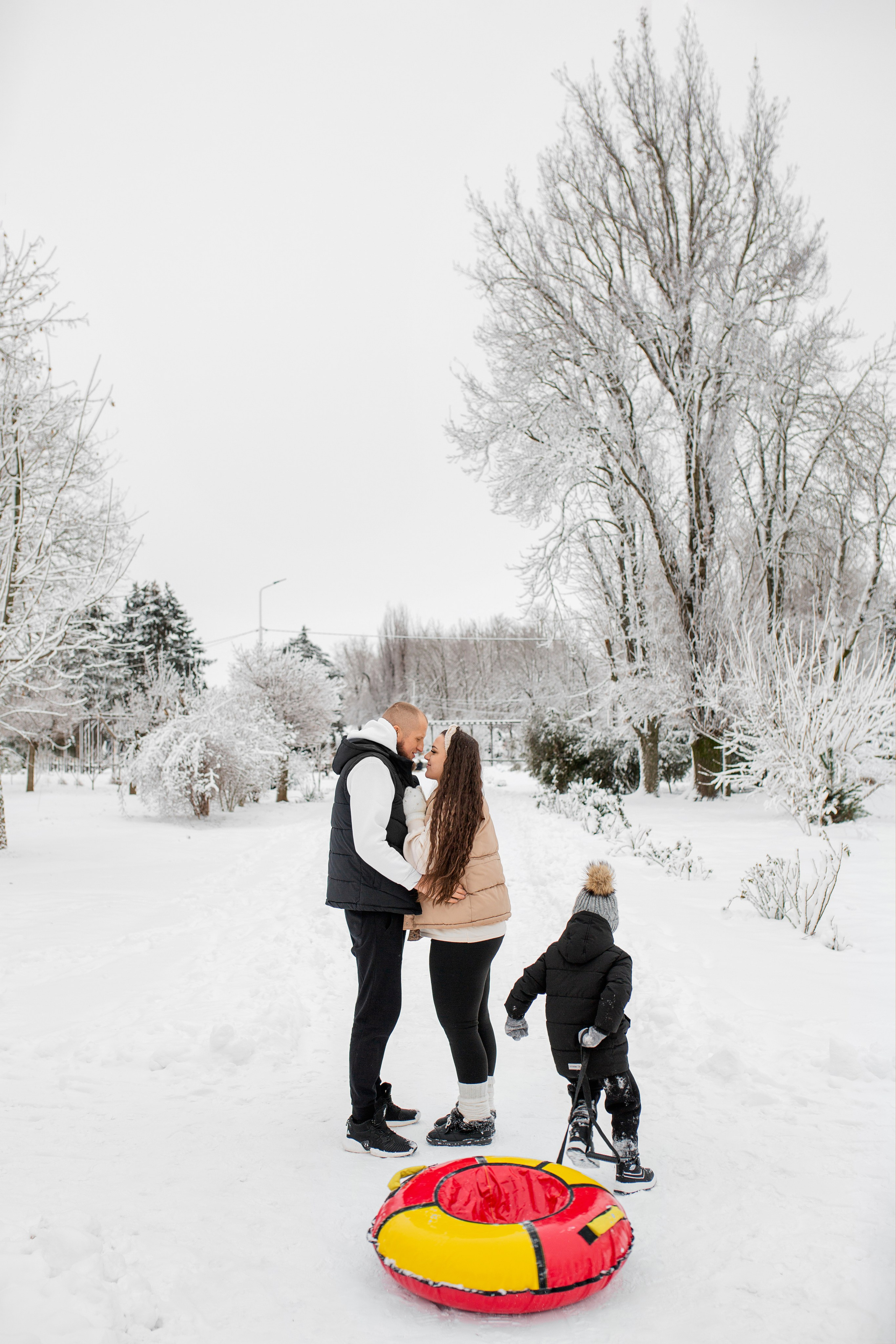 Январкая прогулка в парке. Семейный фотограф в Каневской Епифанова Ольга