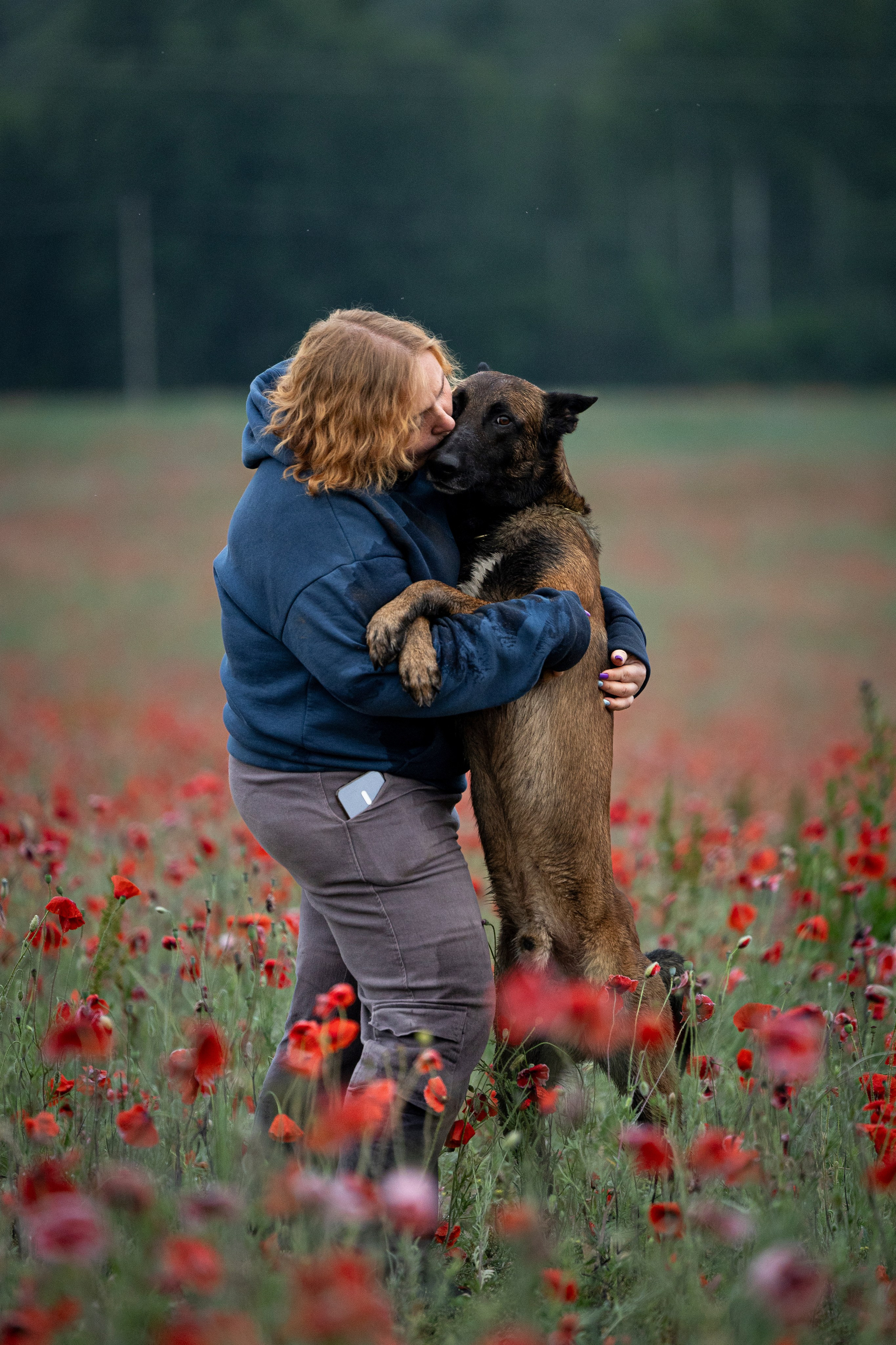 Маковое поле. Фотограф-анималист Анна Маринич