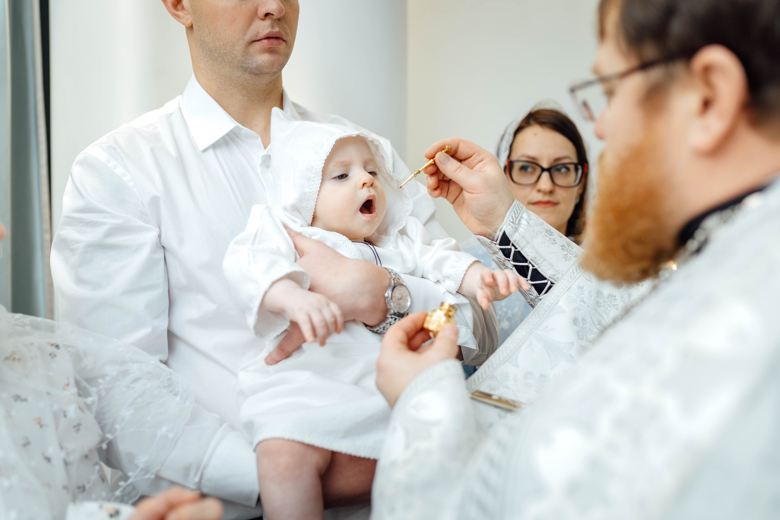 Крещение Матвея, храм Святой Троицы, декабрь 2025