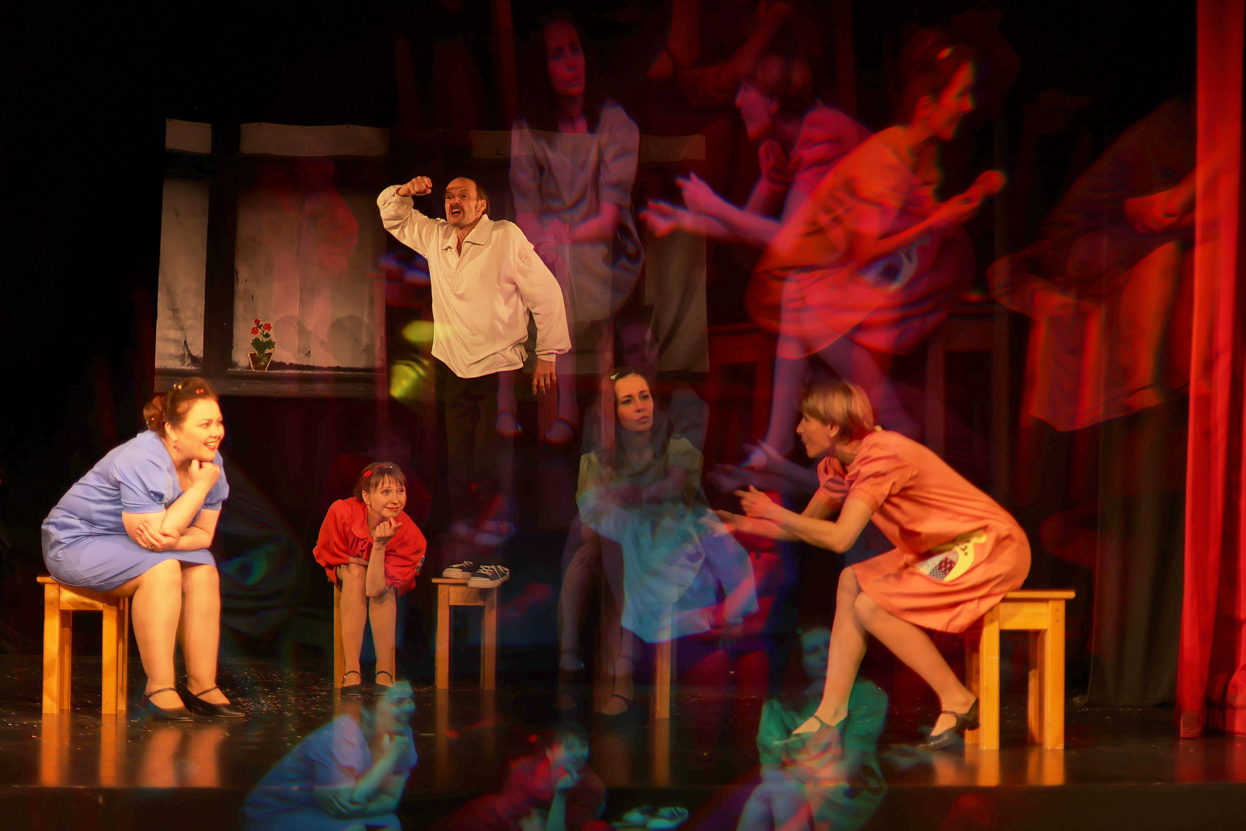 Спектакль «Баба Шанель», Драматический театр «Большая Медведица». Наталья Алексеенко. Фотохудожник в Москве. Репортаж, портрет, стрит