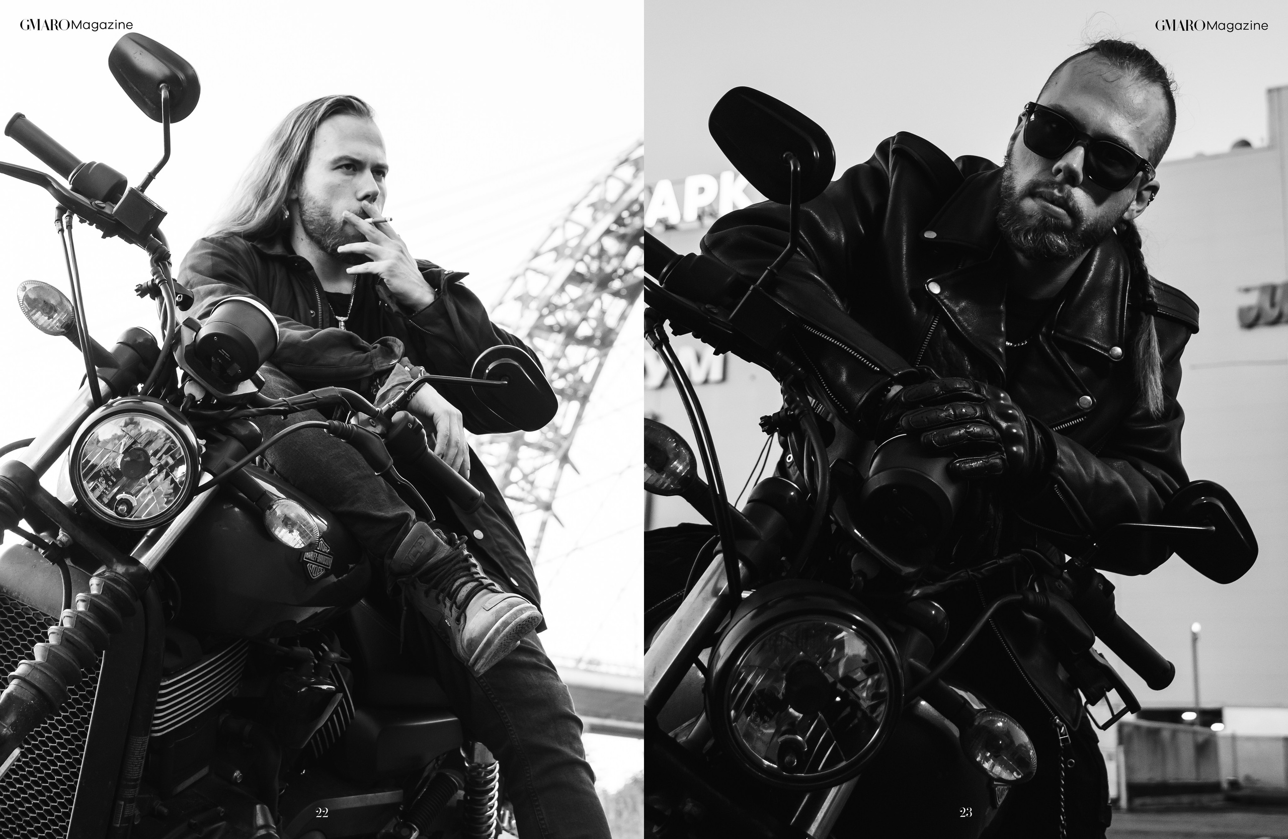 GMARO. Ivan and Harley Davidson. Наталия Фролова. Фотограф. Москва