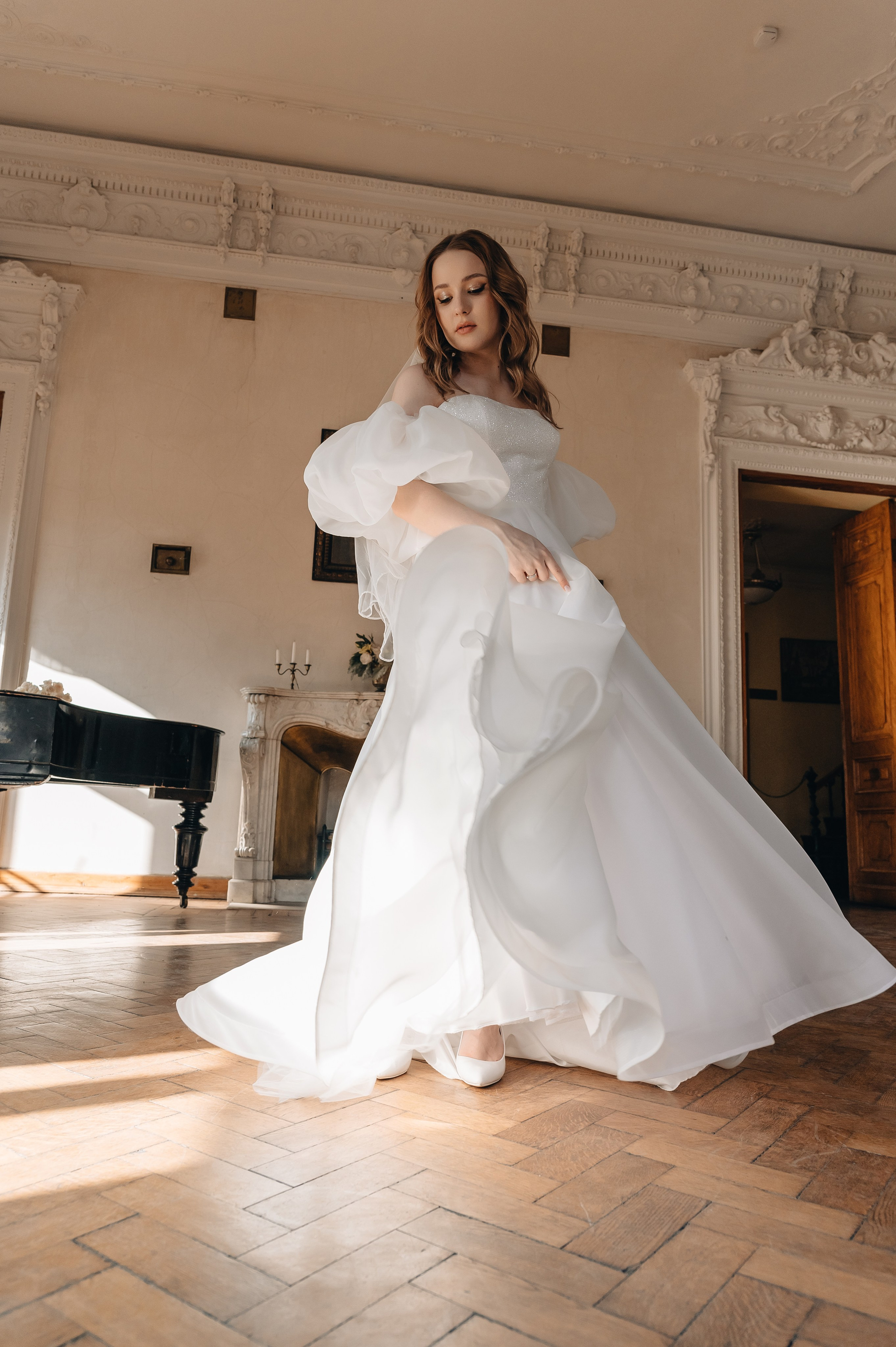 Свадебная фотосессия в библиотеке им. Пушкина. Портретный фотограф Москва Светлана Кашура