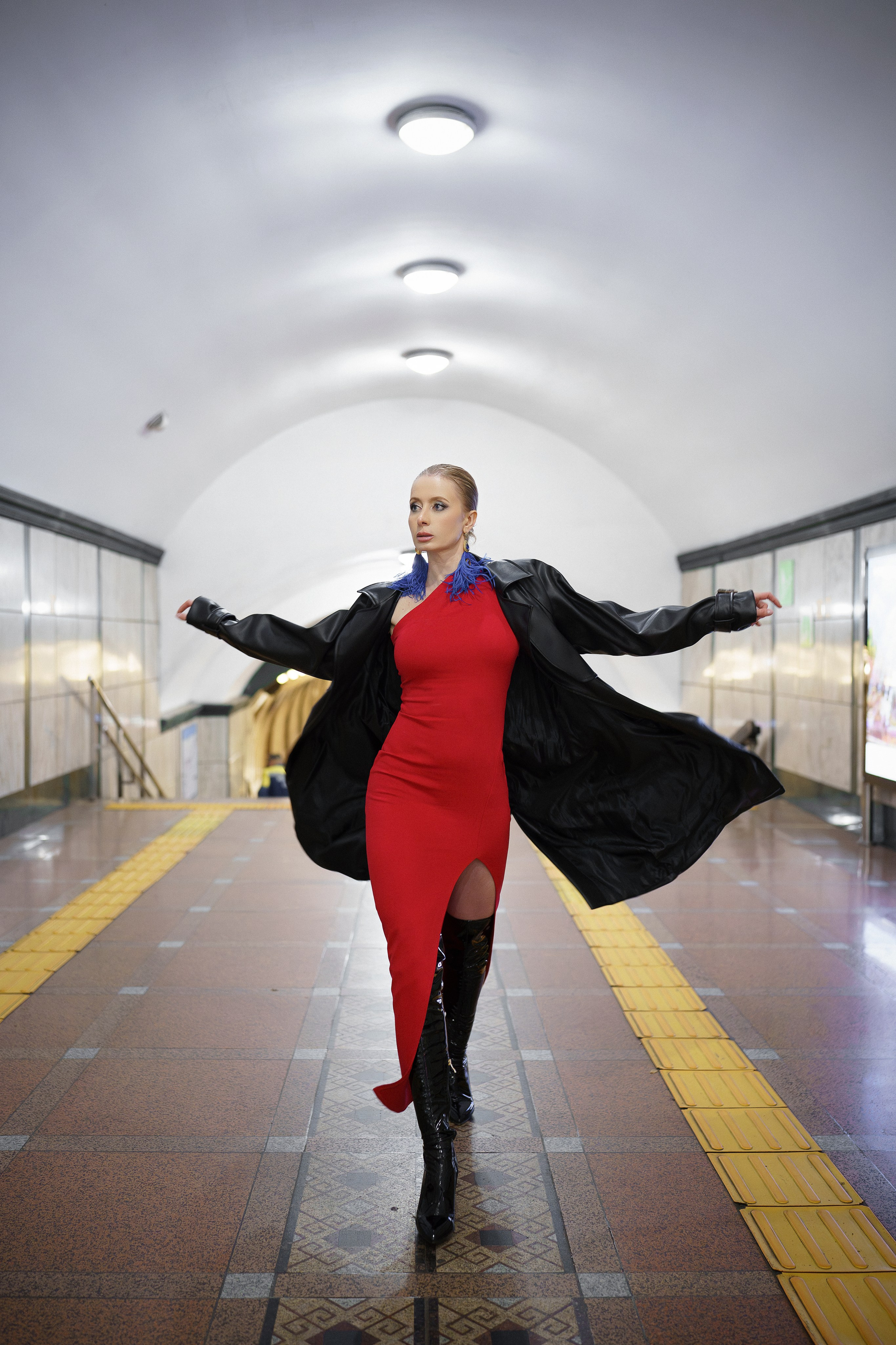 Фотосессия в метро