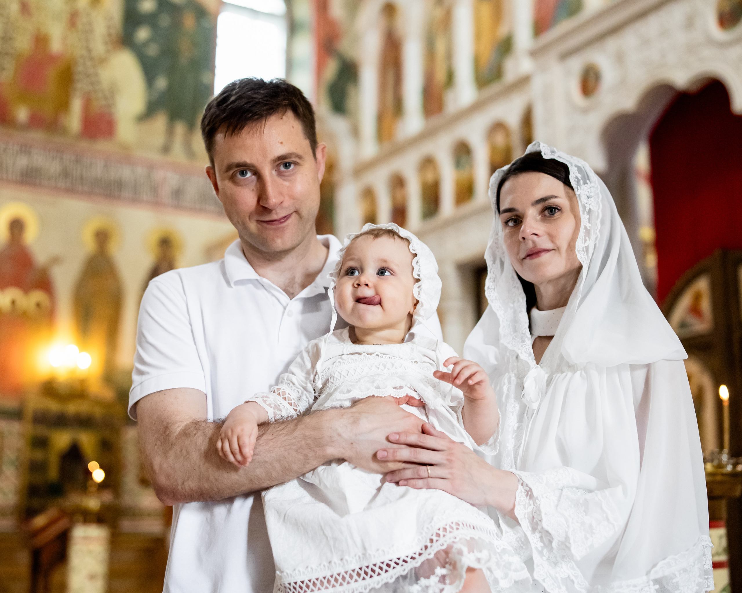 Крещение Евангелины. Уникальный фотограф на крещение и венчание. Москва