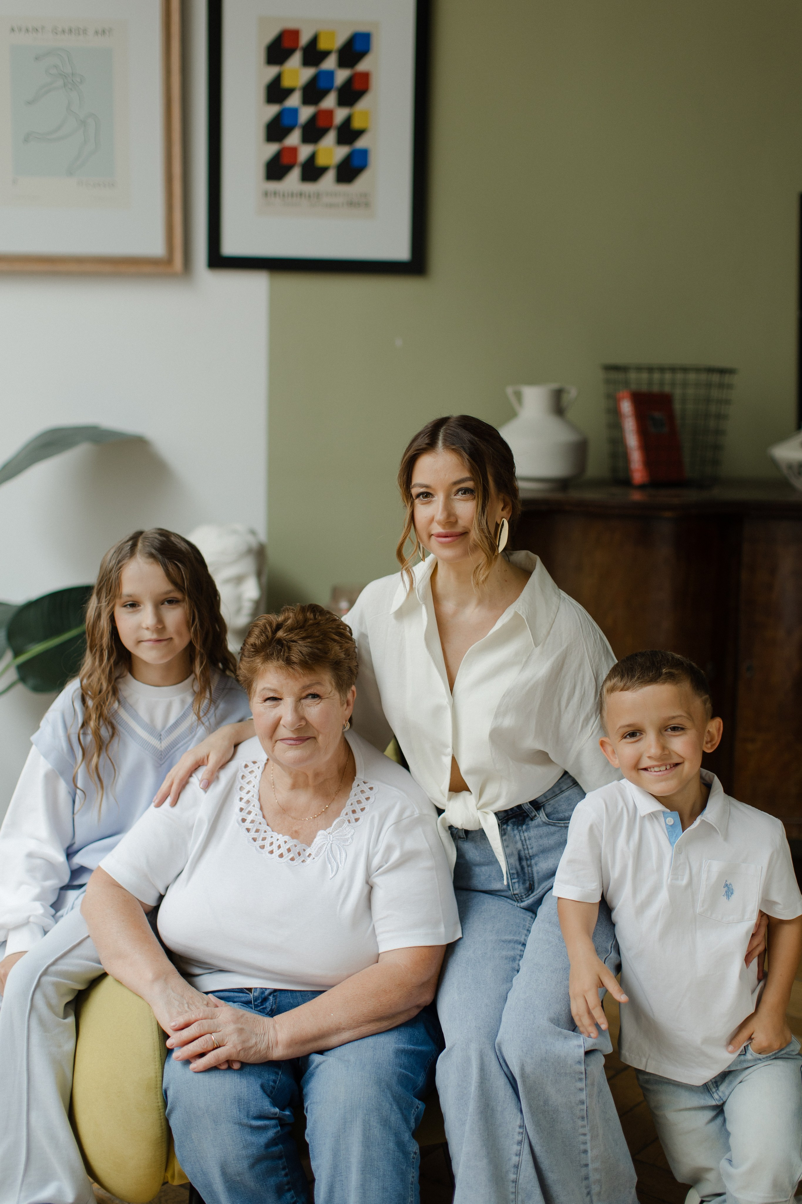 Катя с семьей. Семейный и детский фотограф в Москве Кузьмина Мария