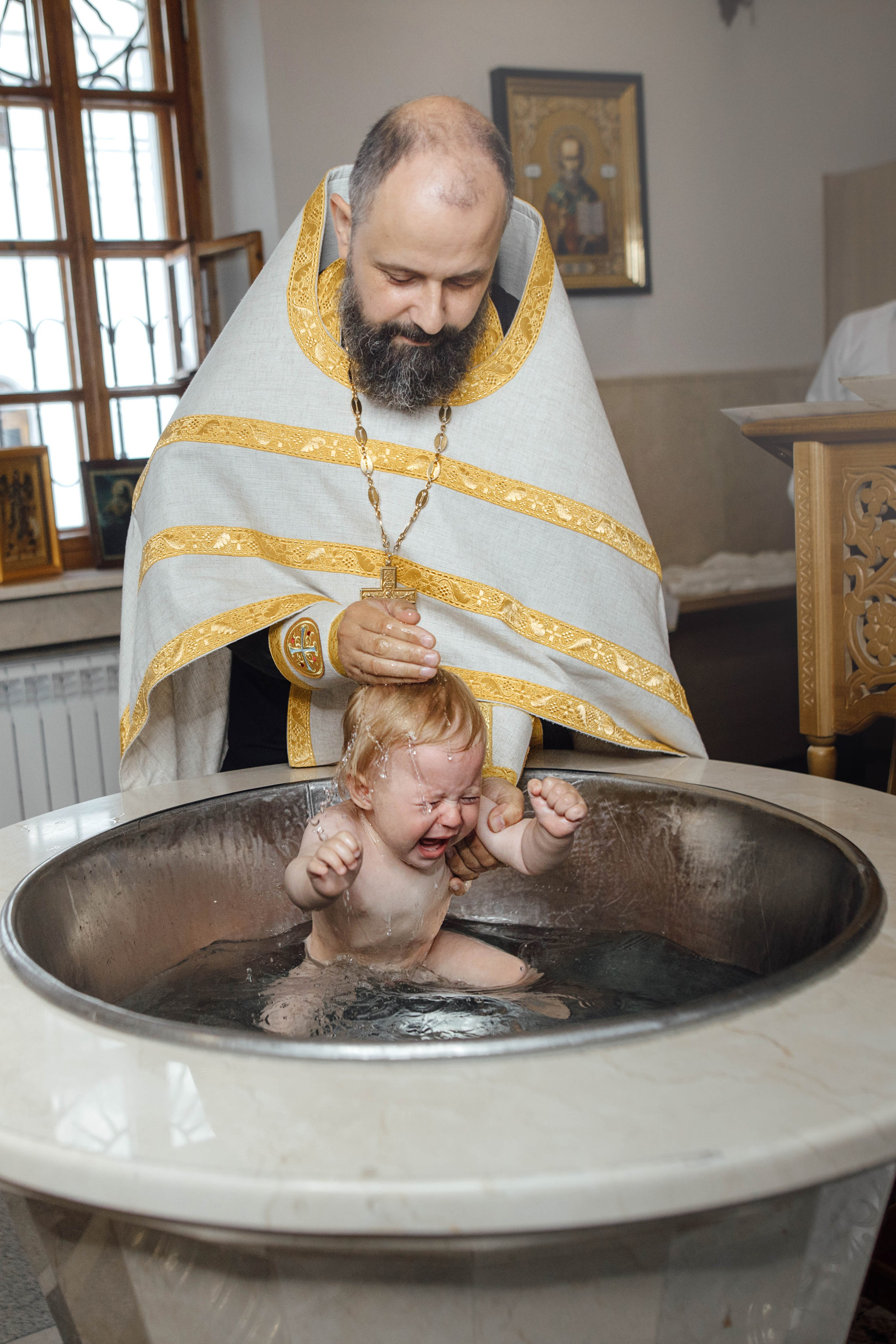 Крещение Льва, храм Марии Магдалины, август 25