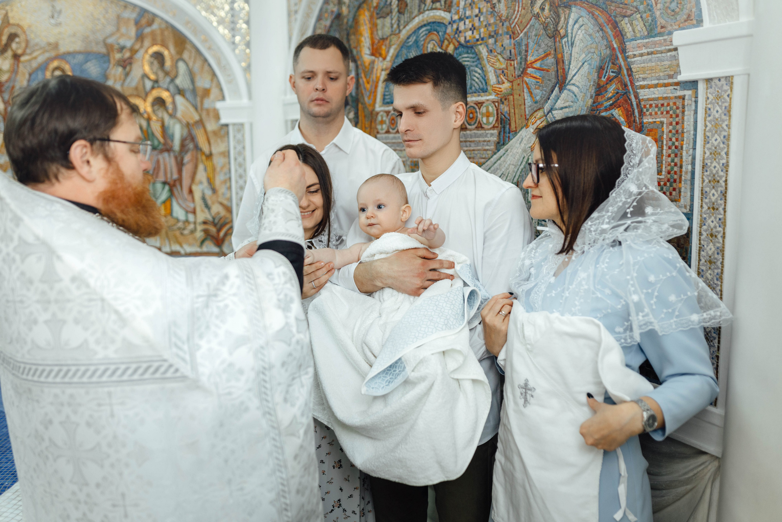 Крещение Матвея, храм Святой Троицы, декабрь 2025