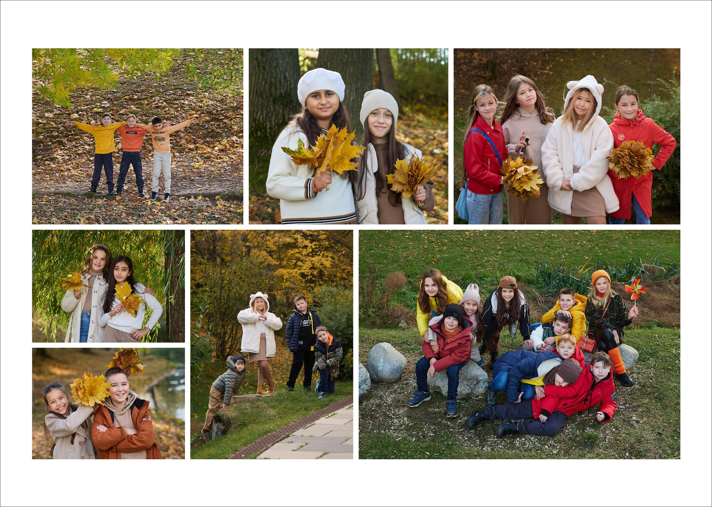 Большой выпускной альбом для дружного класса. Школьный фотограф Сергей Беликов