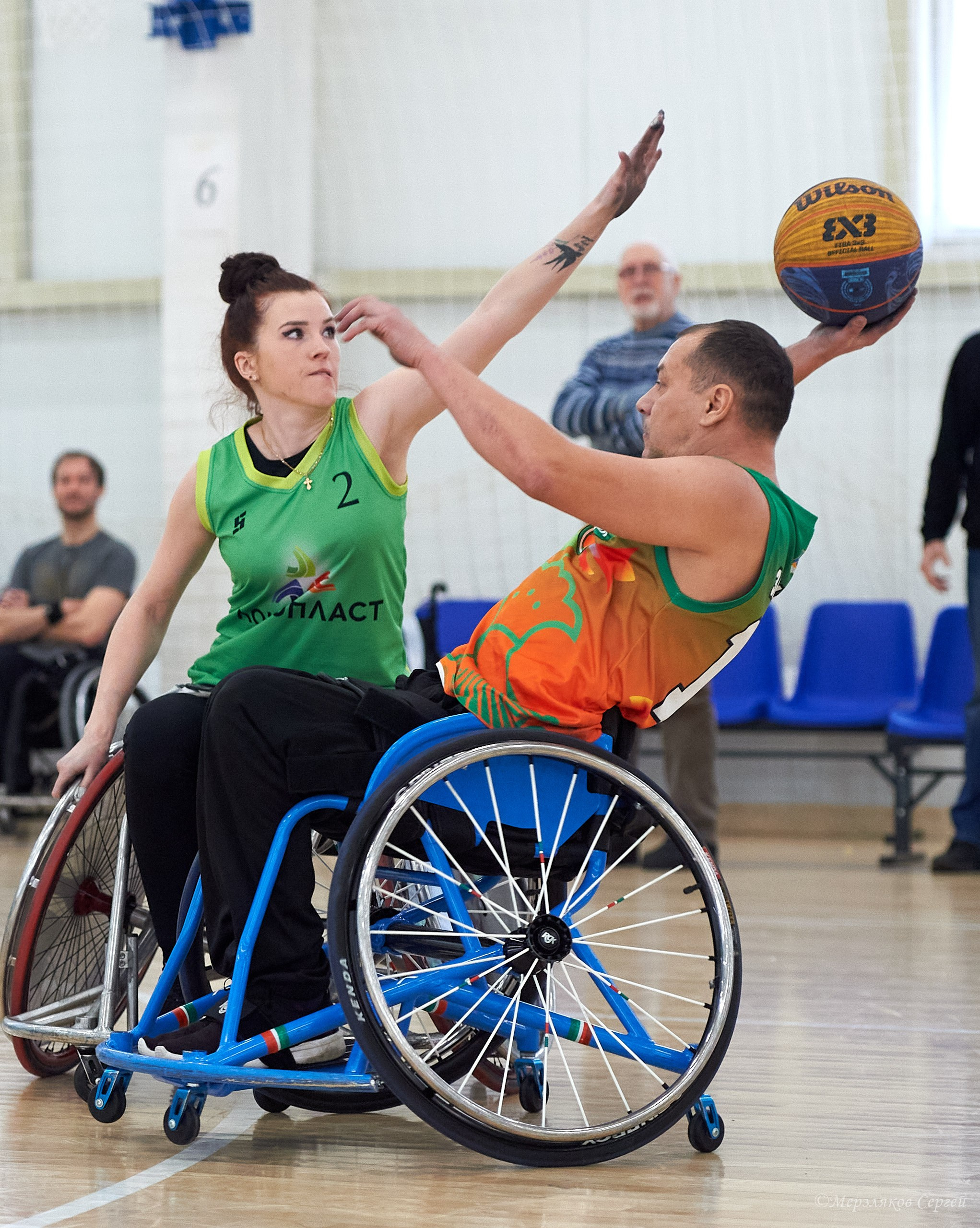 X традиционный Рождественский турнир по баскетболу на колясках. Ижевск. Спортивный репортажный фотограф в Ижевске Сергей Мерзляков