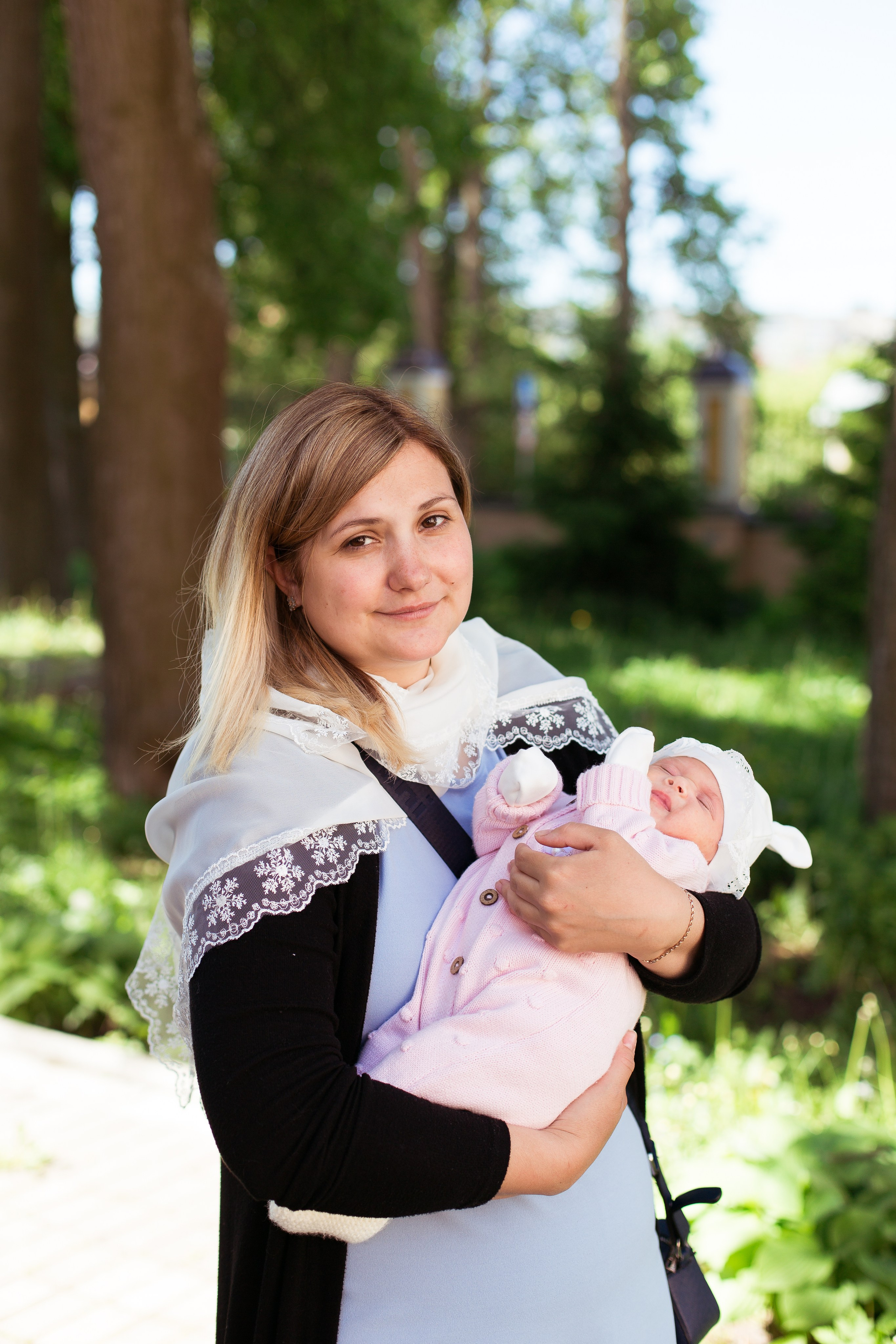 Крещение Ульяны. Успенская церковь. Фотограф новорожденных и детский в Сергиевом Посаде Кругликова Юлия