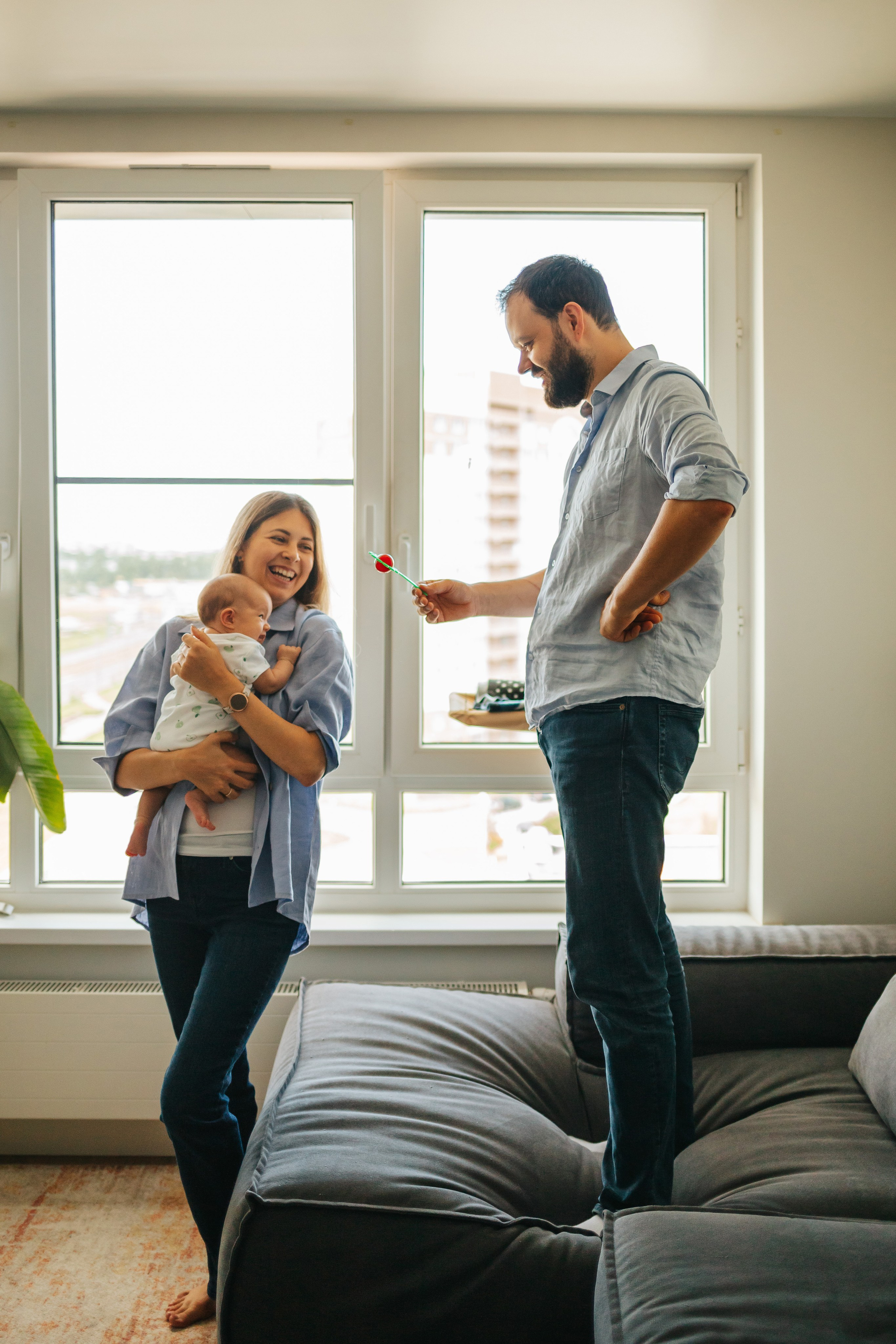 Олег, Саша и Аня. Семейный lifestyle фотограф в Санкт-Петербурге Людмила Пахомова