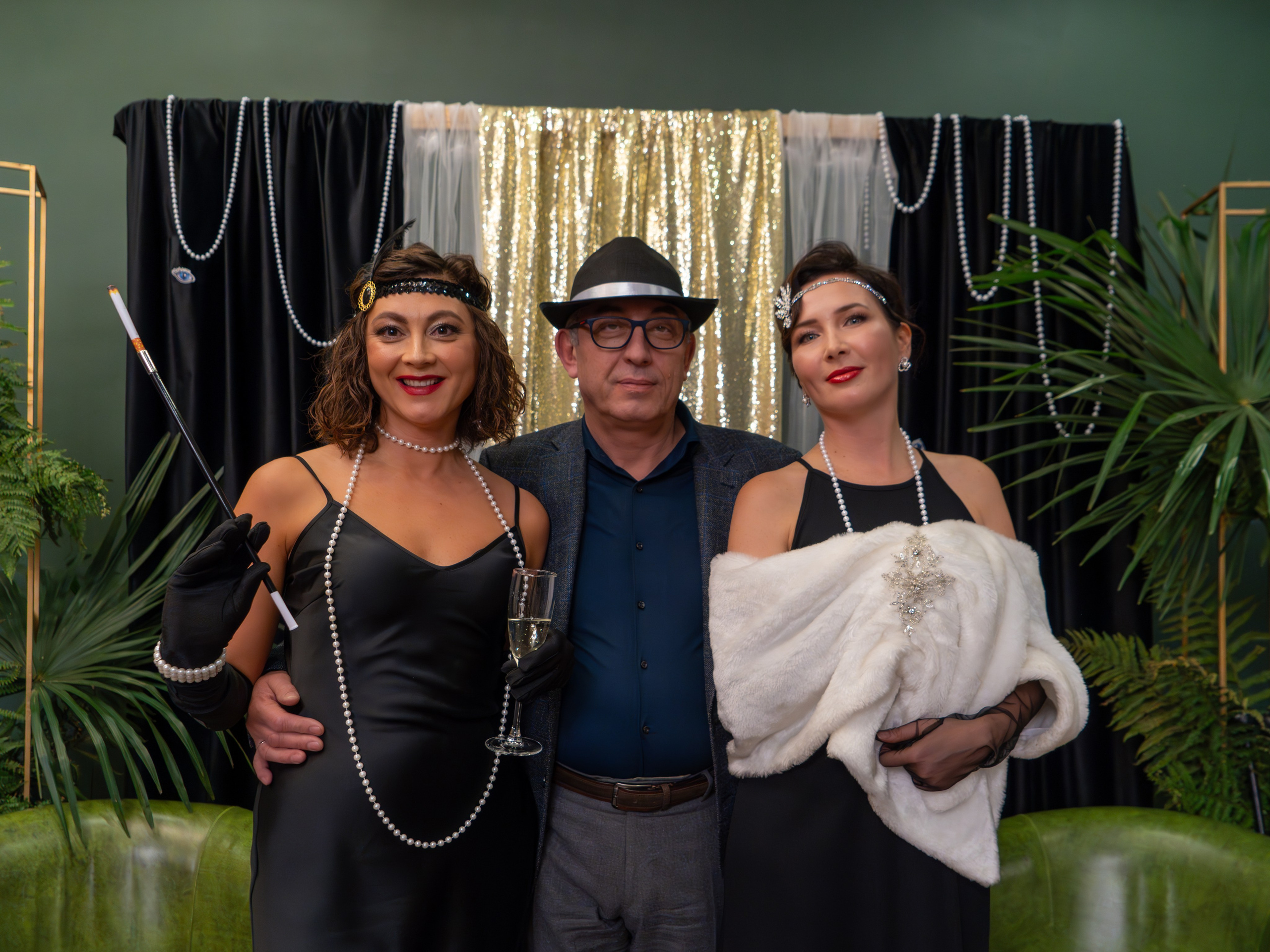 Новый год в стиле Great Gatsby. Репортажный фотограф в Красной Поляне и Сочи Павлюченко Екатерина